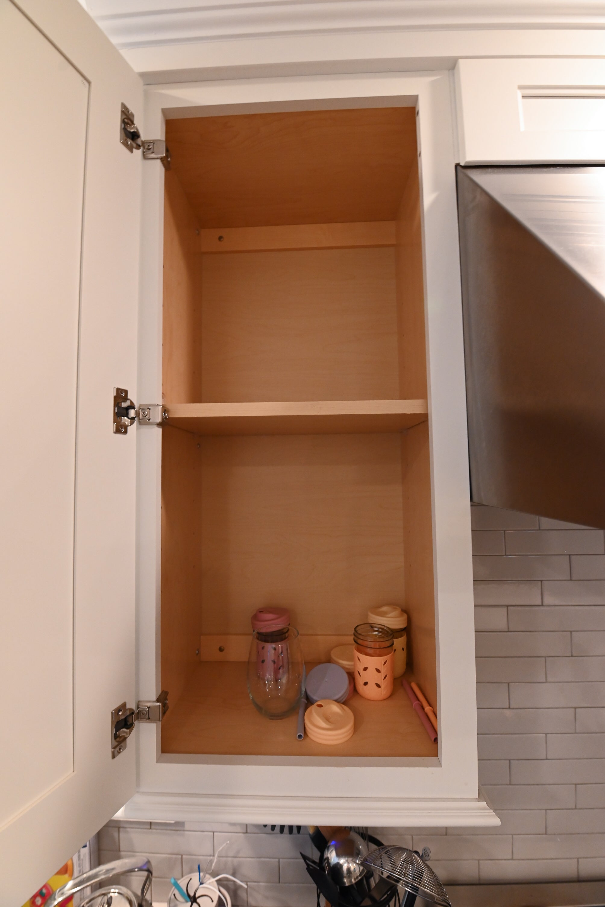 Wellborn Transitional White Kitchen with JennAir Appliances