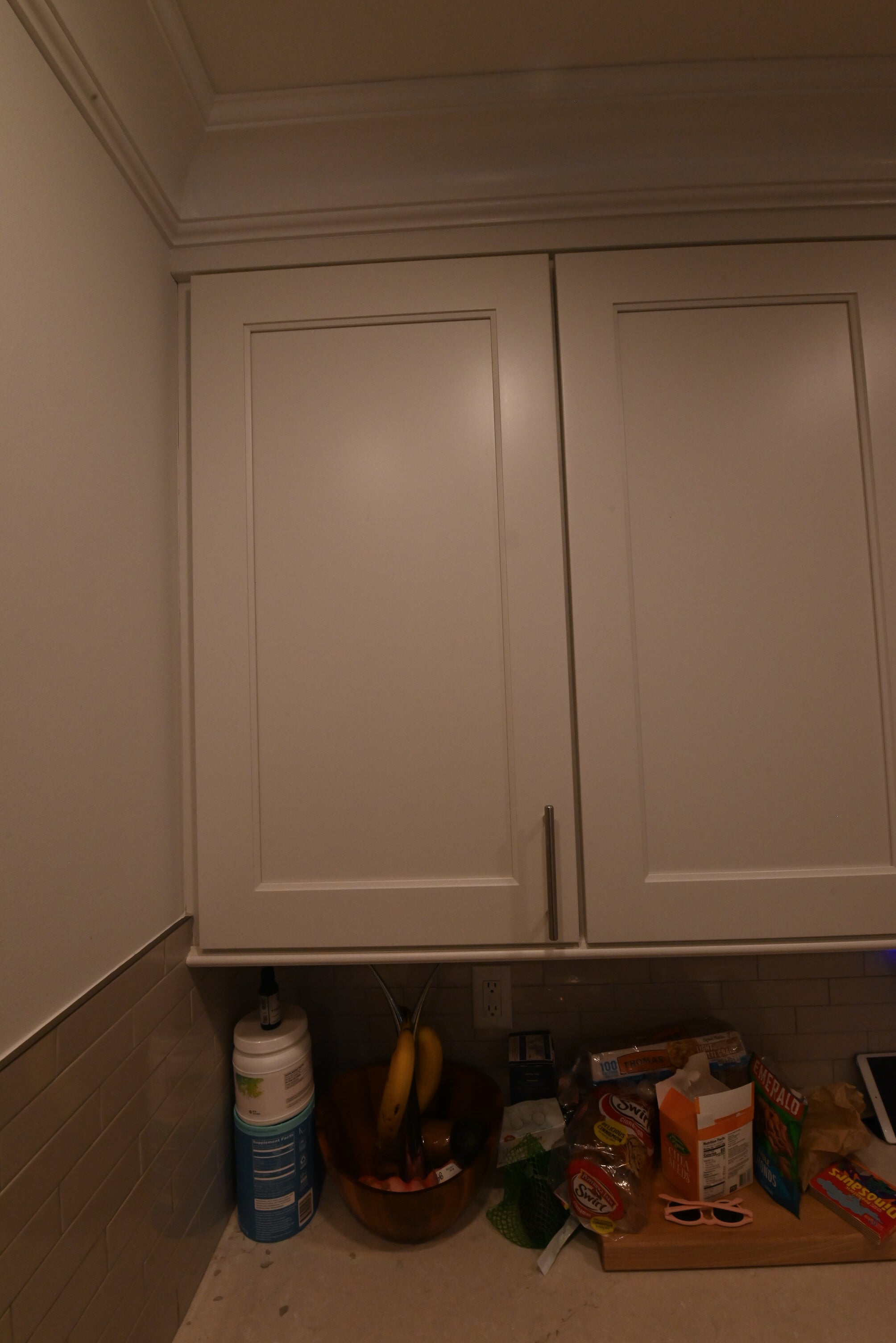 Wellborn Transitional White Kitchen with JennAir Appliances
