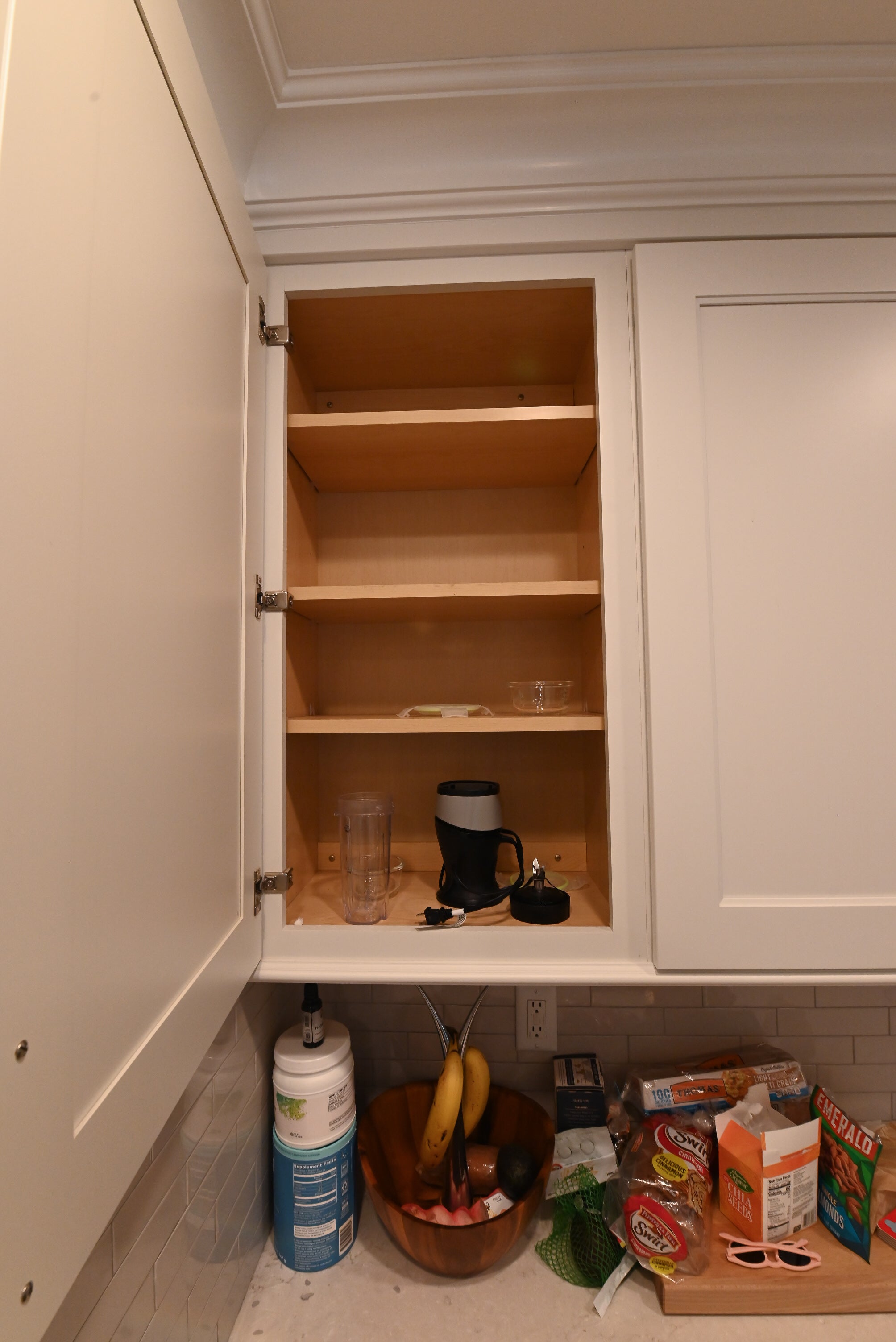 Wellborn Transitional White Kitchen with JennAir Appliances