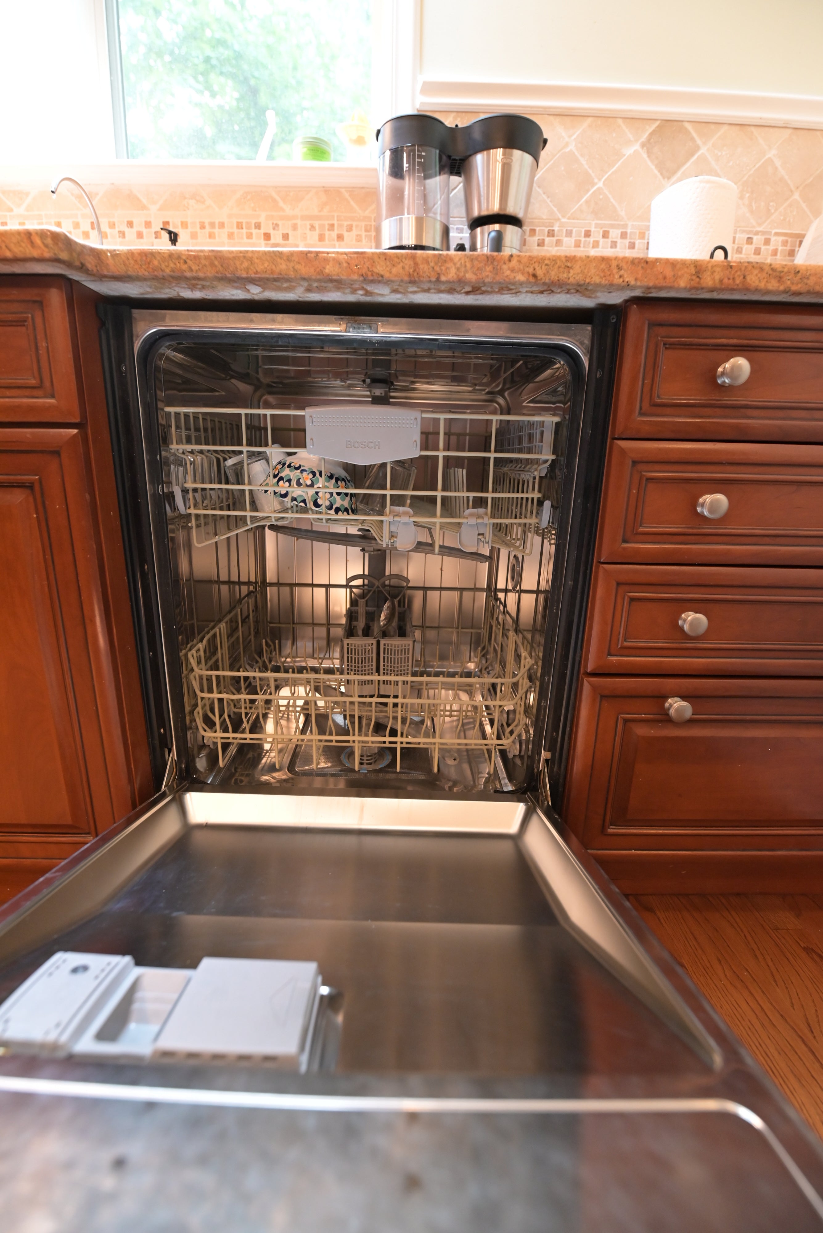 Brookhaven Traditional Wooden Kitchen with Island & Sub-Zero Refrigerator