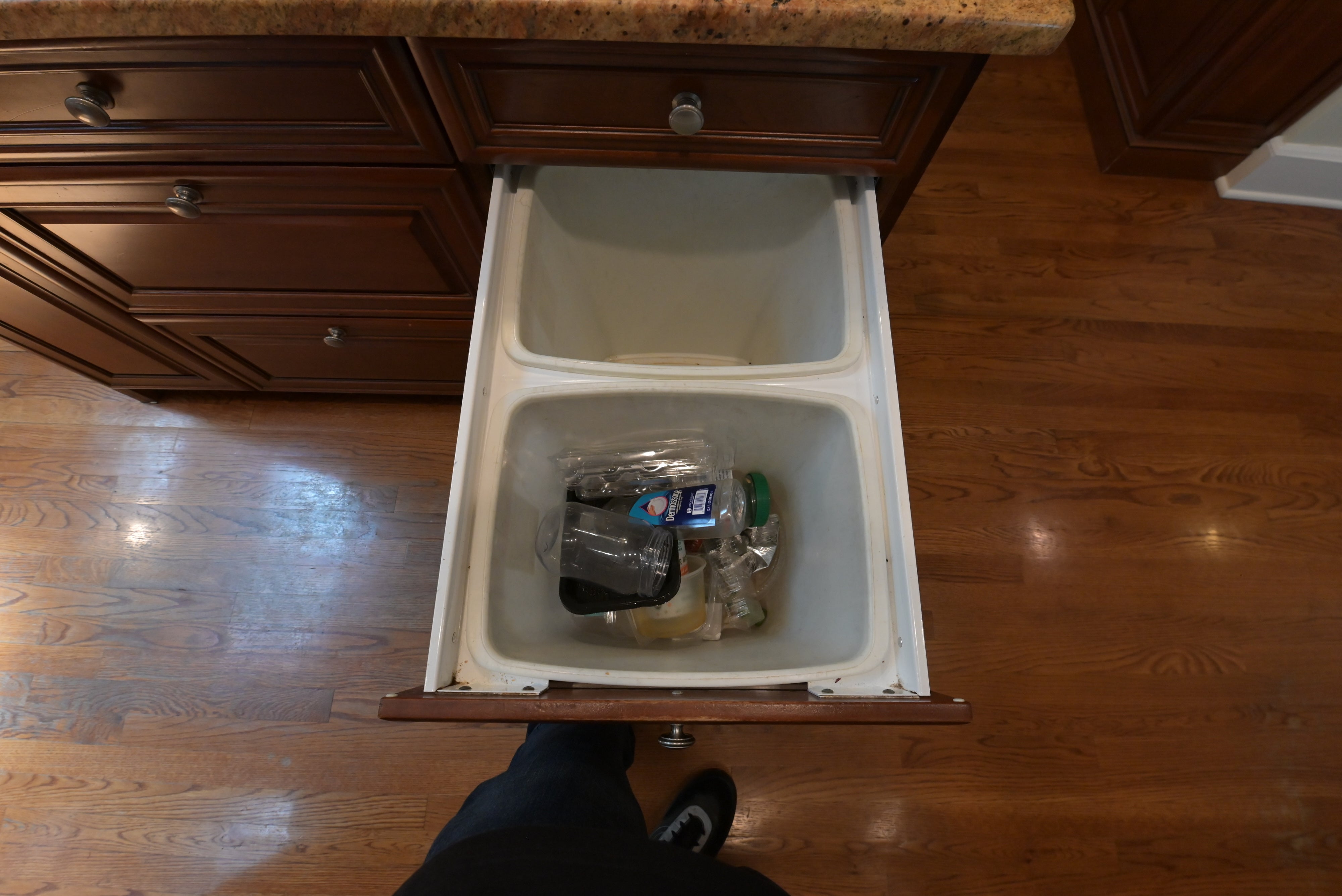 Brookhaven Traditional Wooden Kitchen with Island & Sub-Zero Refrigerator