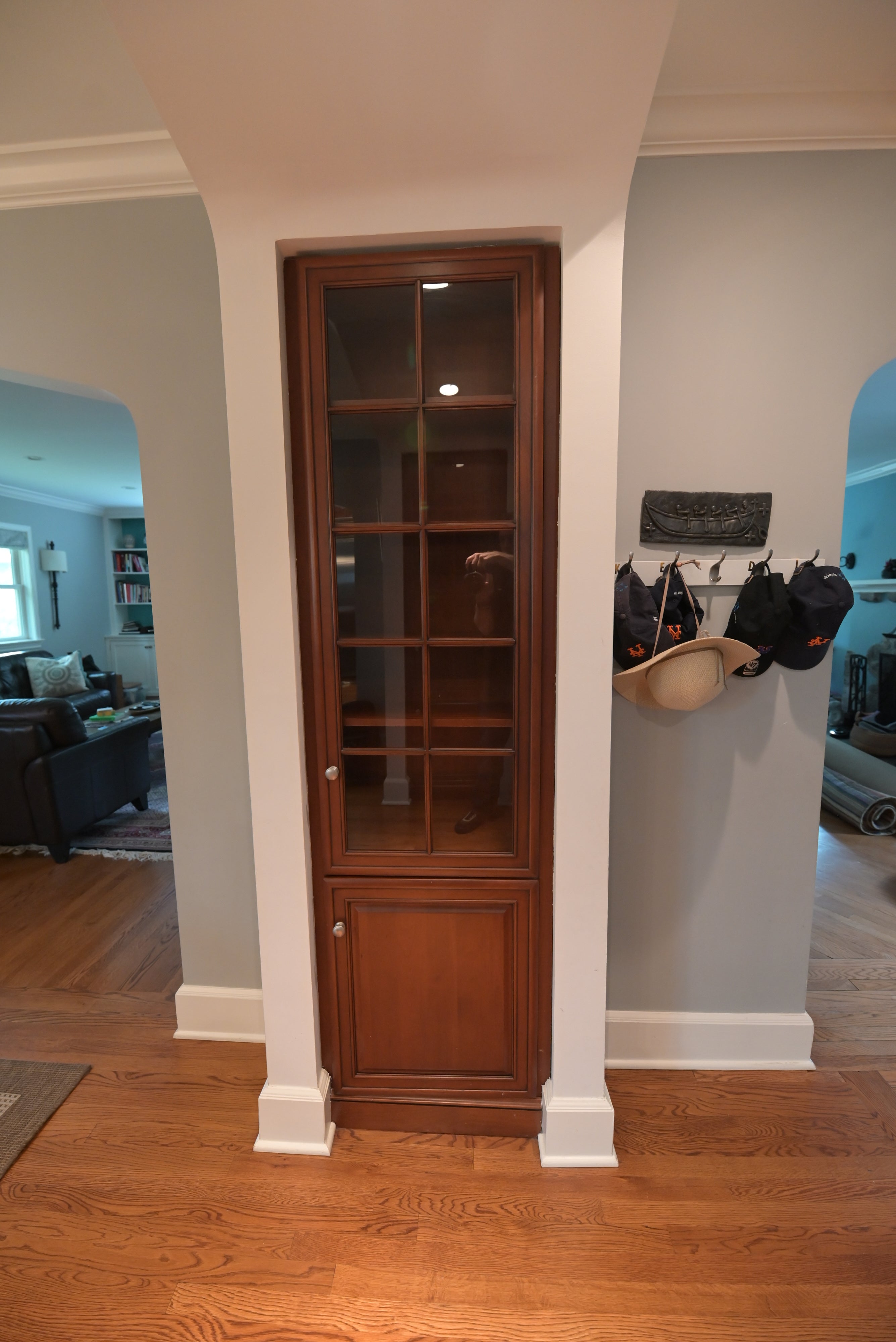 Brookhaven Traditional Wooden Kitchen with Island & Sub-Zero Refrigerator