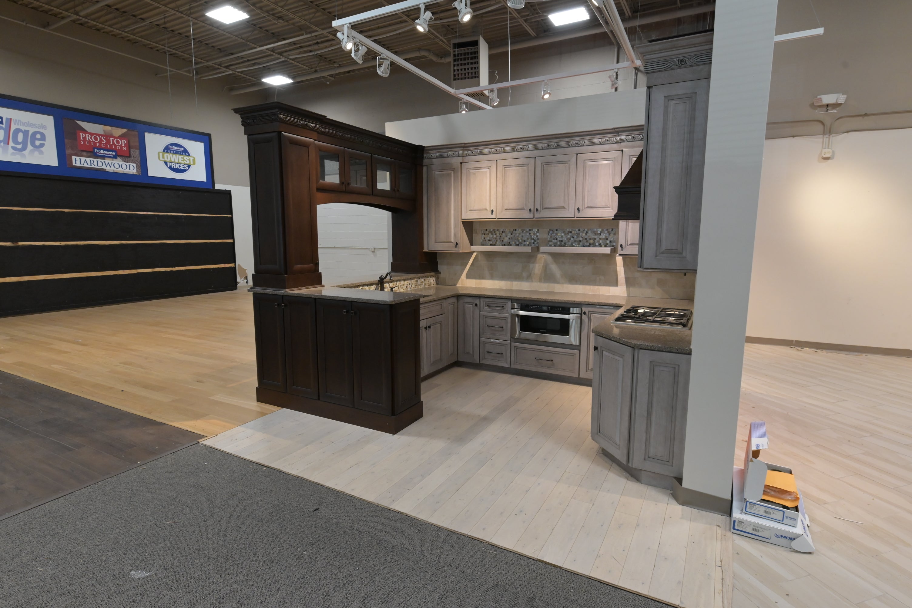Omega Traditional Walnut & Weathered Grey Kitchen