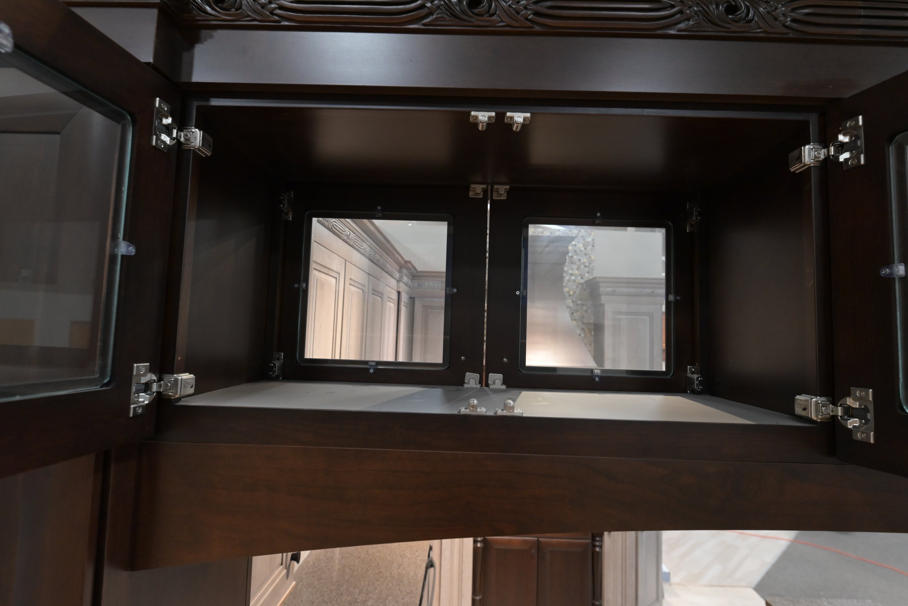 Omega Traditional Walnut & Weathered Grey Kitchen