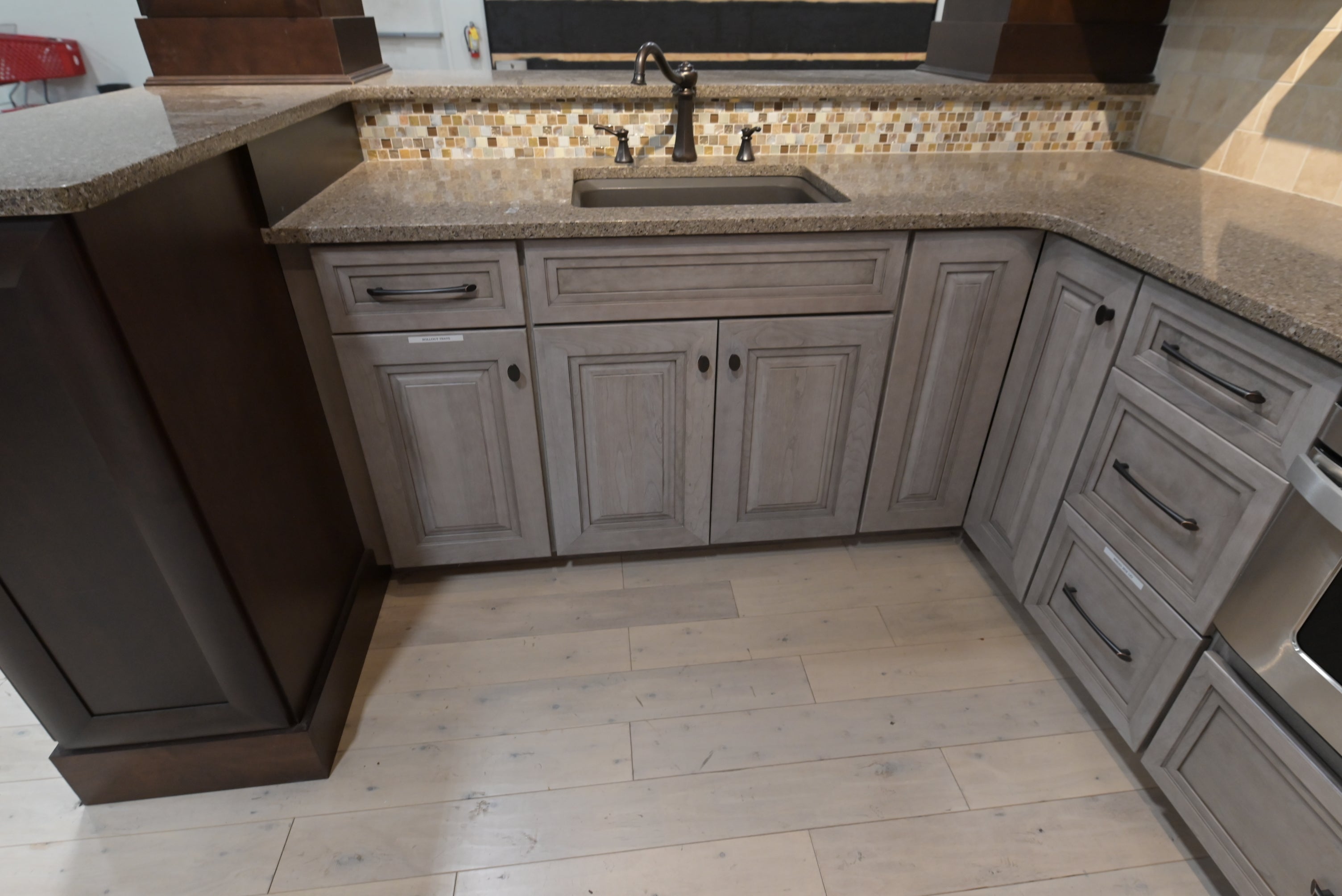 Omega Traditional Walnut & Weathered Grey Kitchen