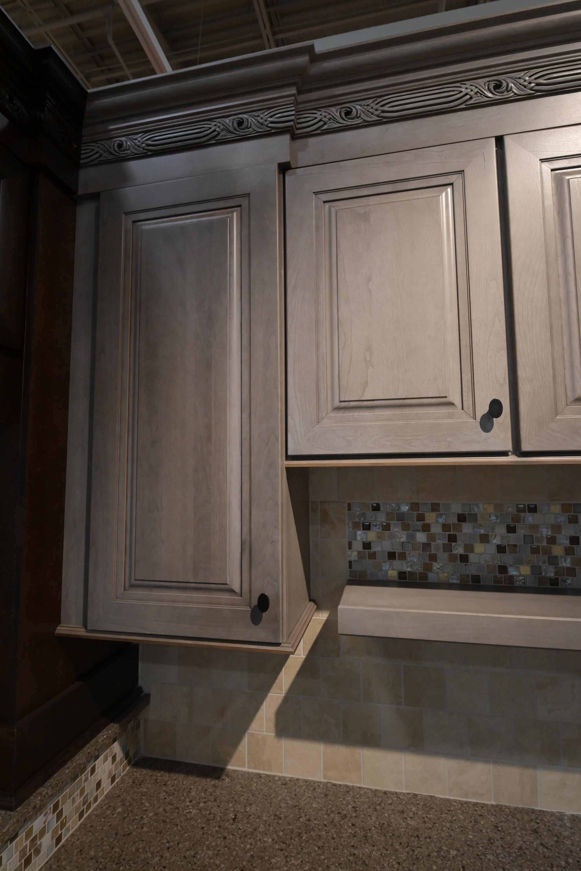 Omega Traditional Walnut & Weathered Grey Kitchen