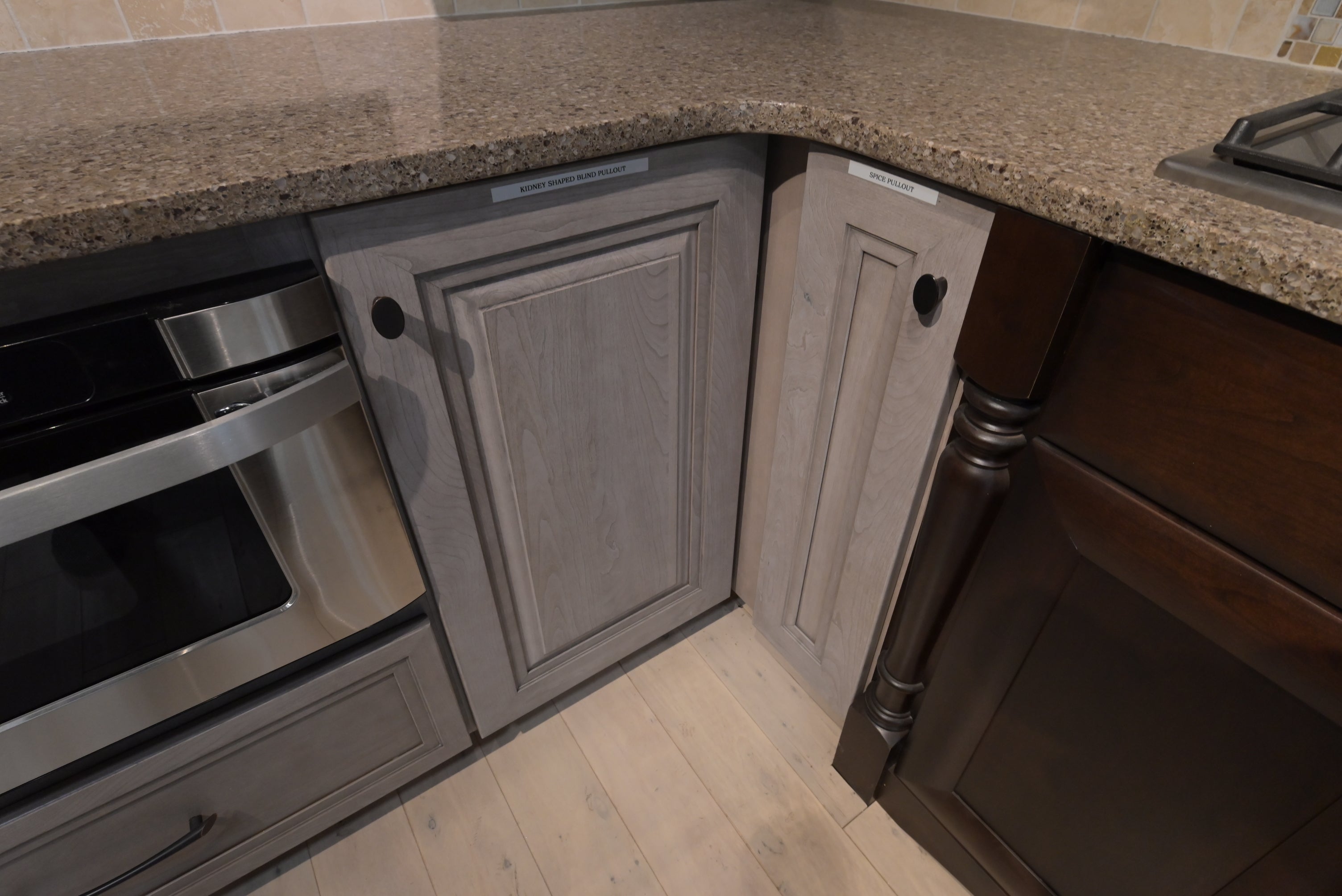 Omega Traditional Walnut & Weathered Grey Kitchen