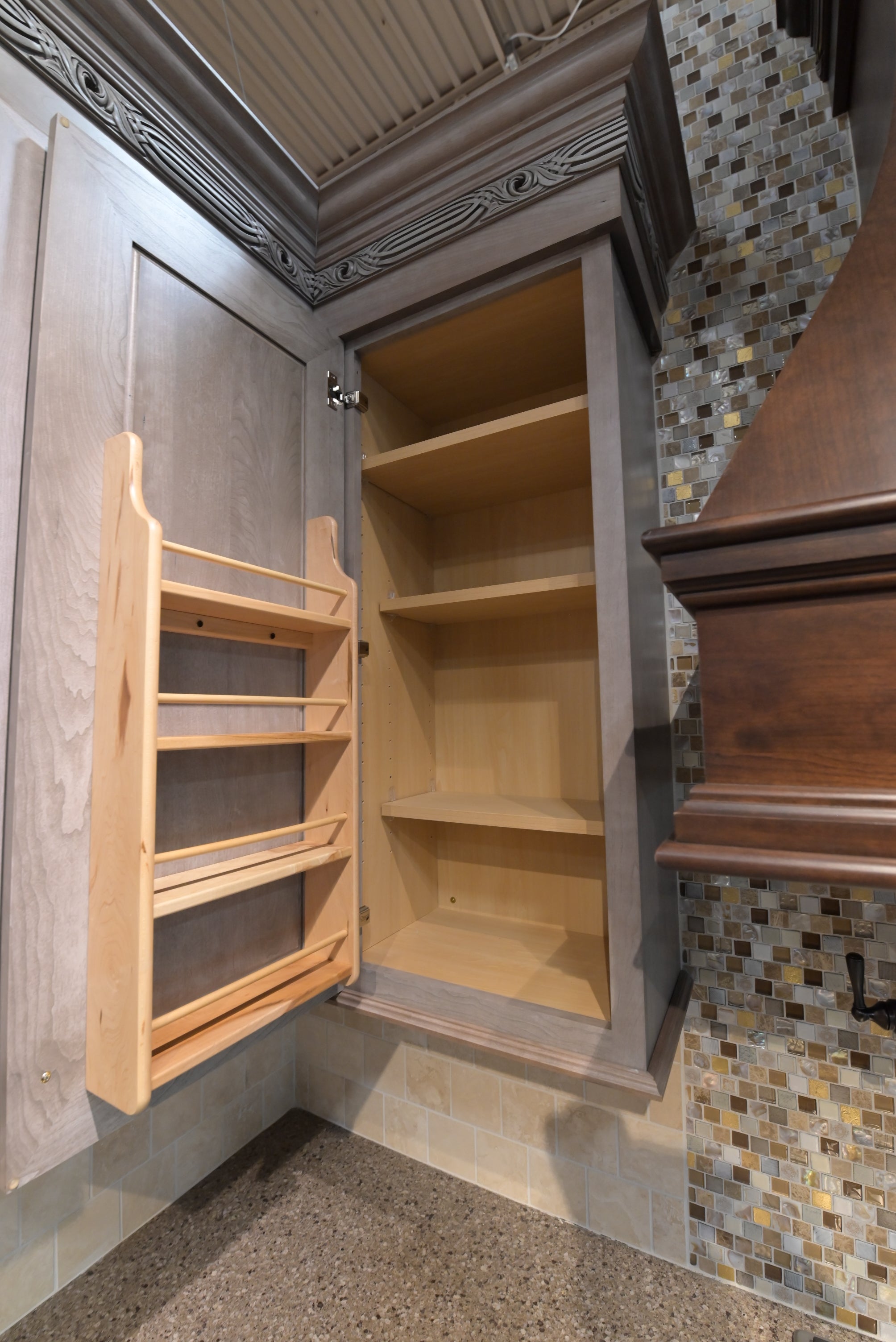 Omega Traditional Walnut & Weathered Grey Kitchen