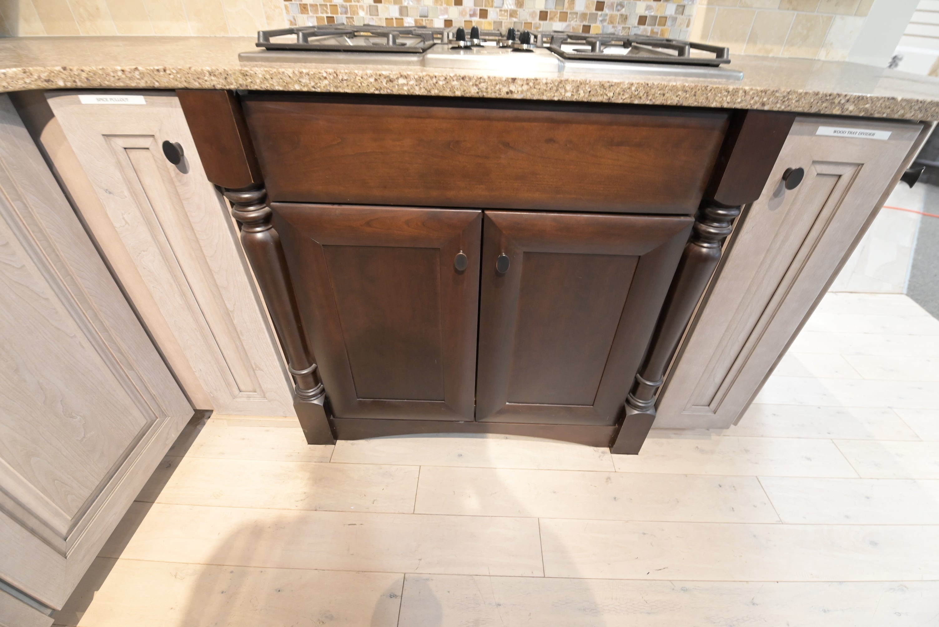 Omega Traditional Walnut & Weathered Grey Kitchen