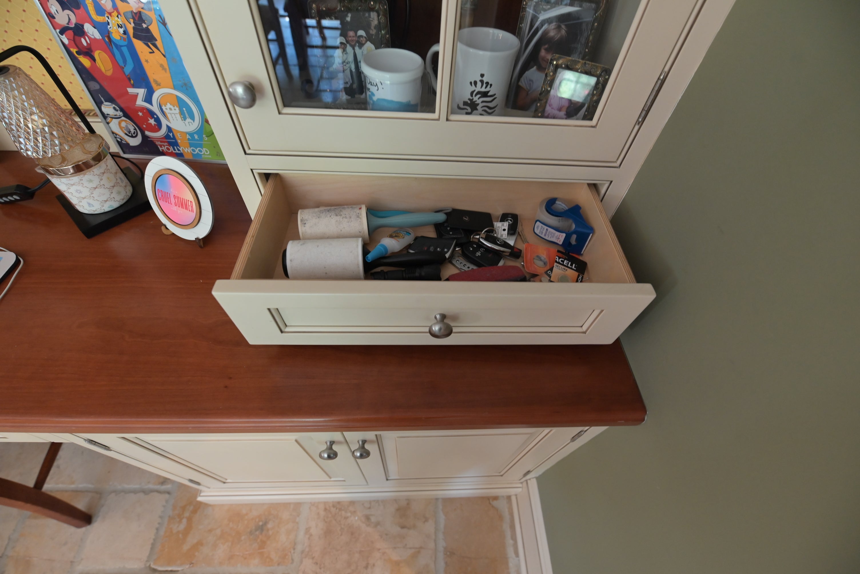 Custom Traditional Capitol White Built-In Desk