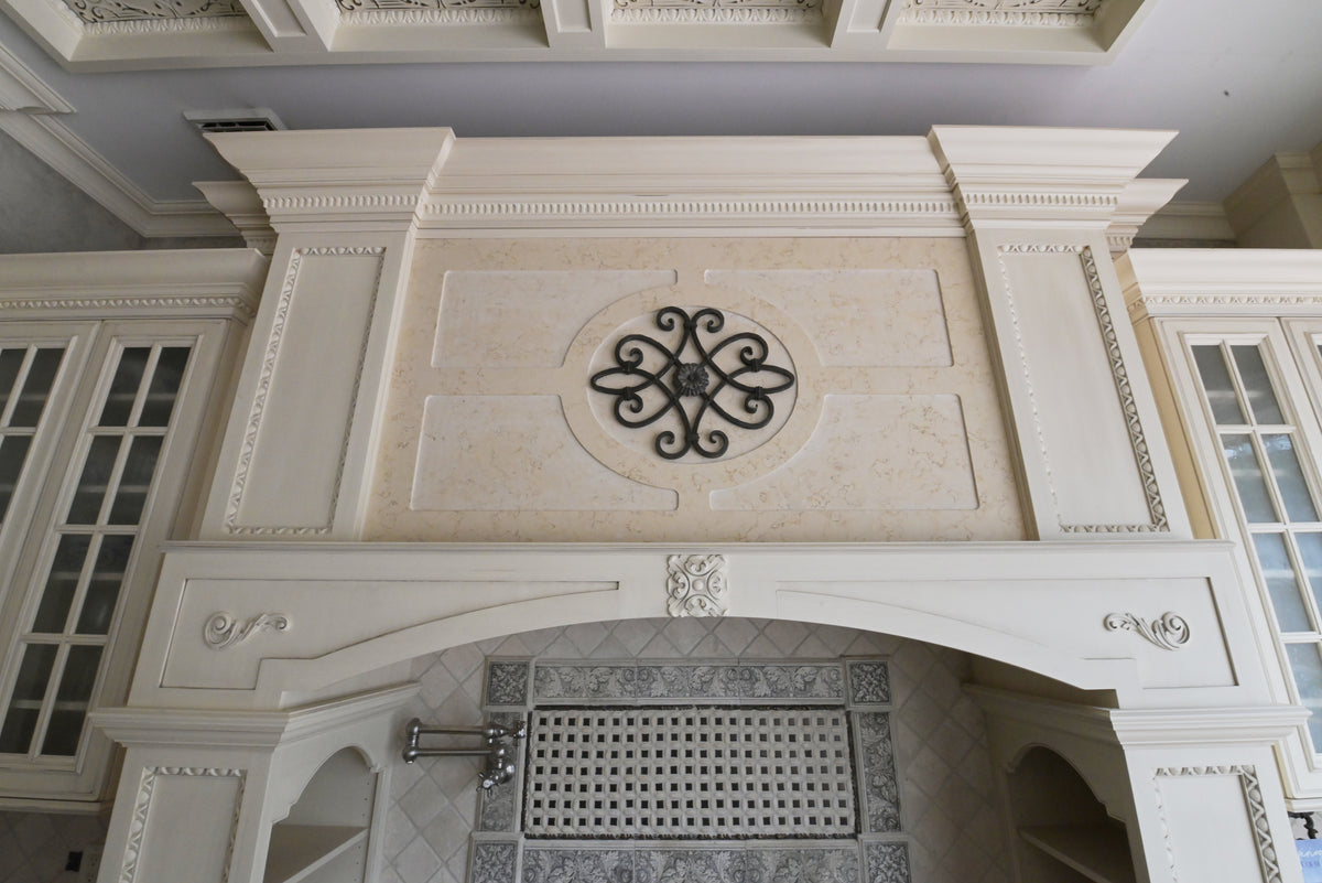 Wood-Mode Cream Froth Traditional Kitchen with Island