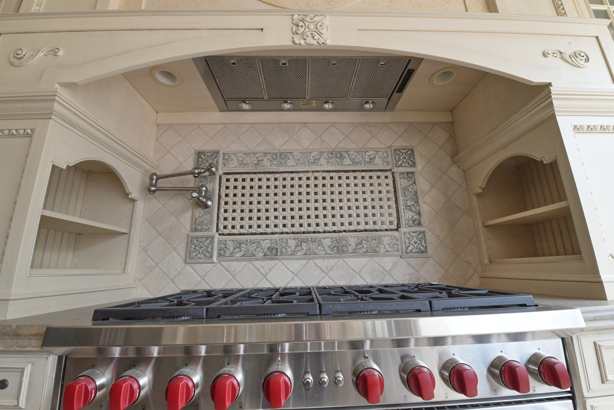 Wood-Mode Cream Froth Traditional Kitchen with Island