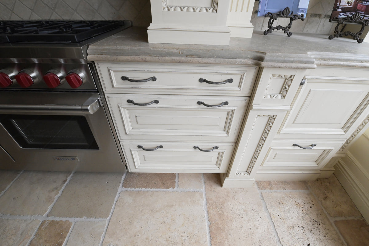 Wood-Mode Cream Froth Traditional Kitchen with Island