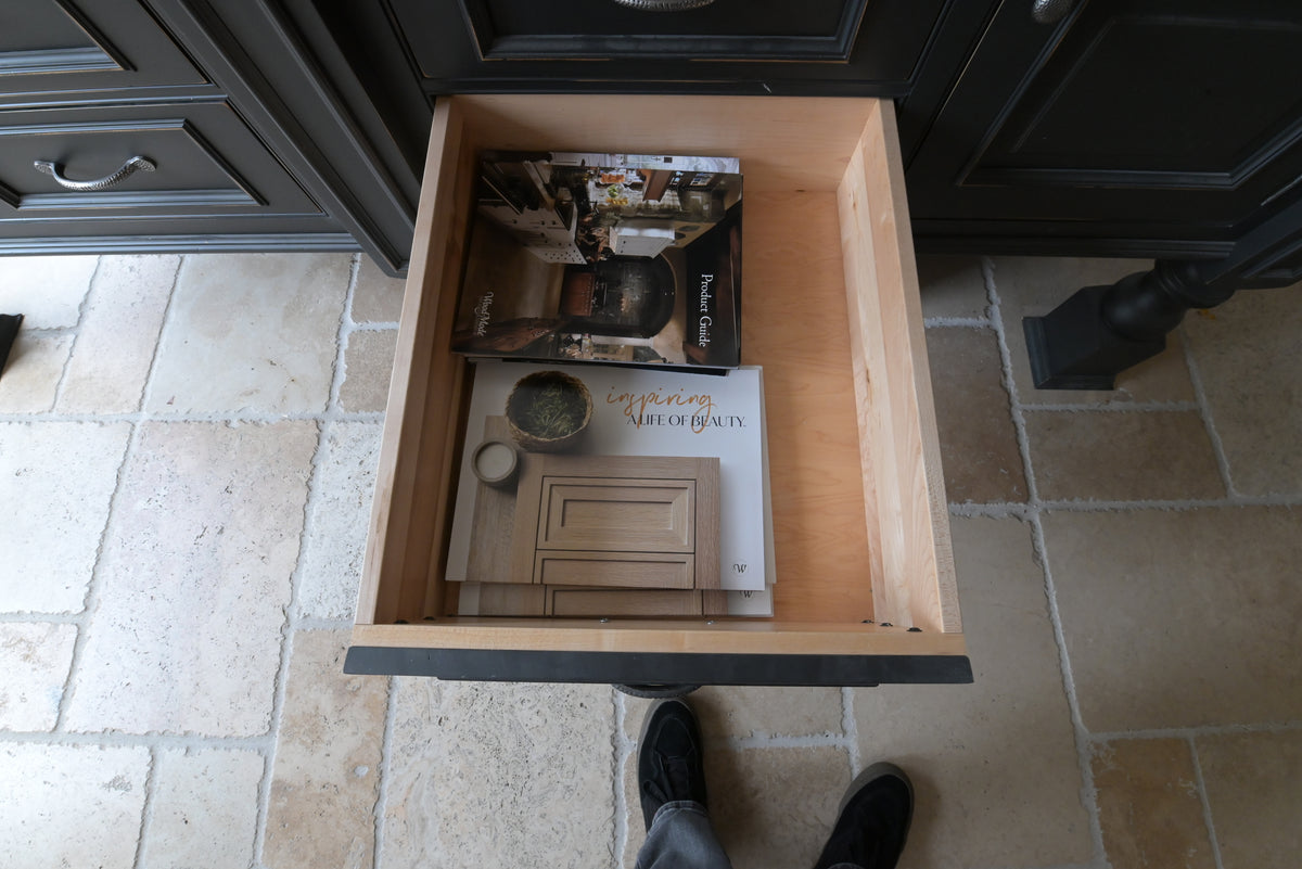 Wood-Mode Cream Froth Traditional Kitchen with Island