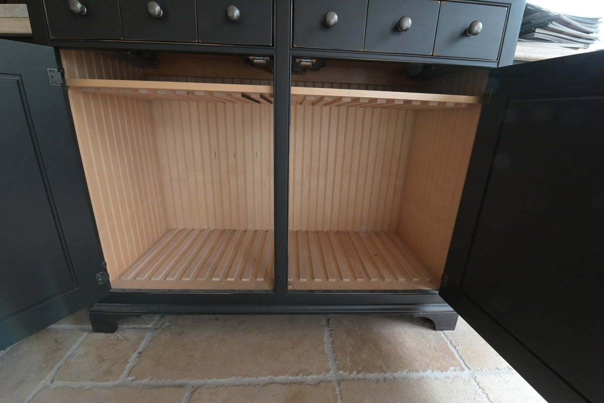 Wood-Mode Cream Froth Traditional Kitchen with Island