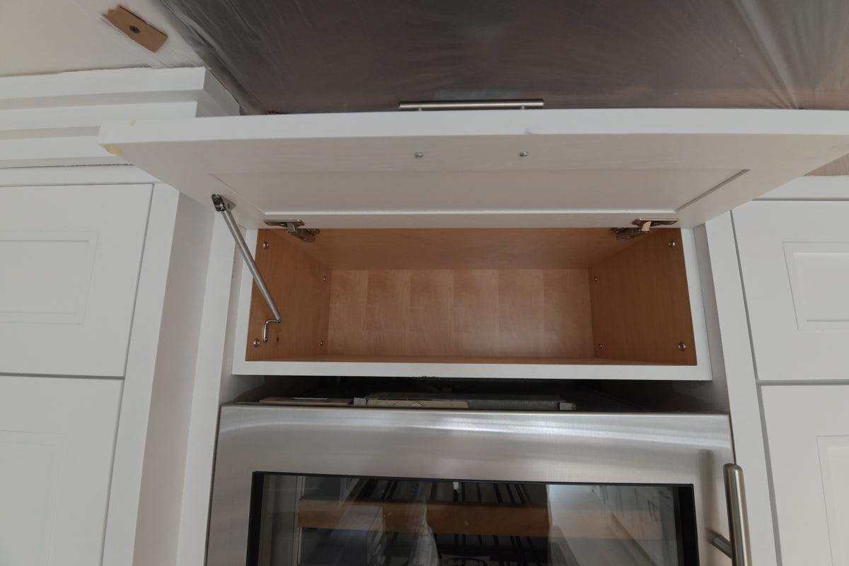 "The Roxbury" Transitional White Kitchen with Island & Sub-Zero Refrigerator