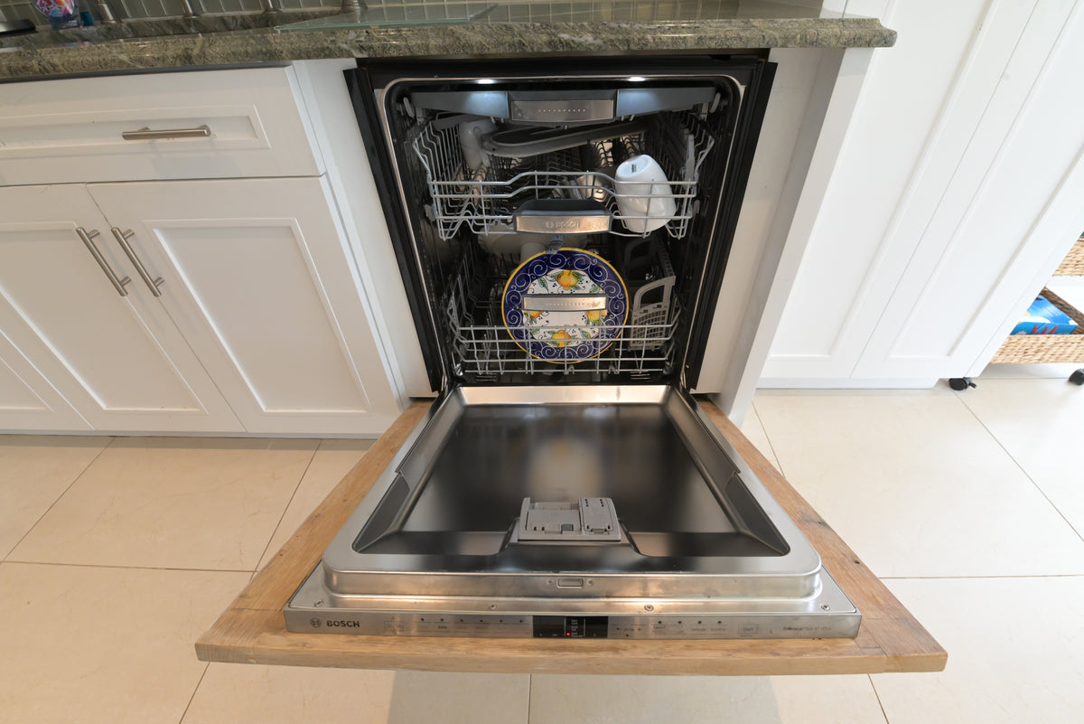 "The Roxbury" Transitional White Kitchen with Island & Sub-Zero Refrigerator