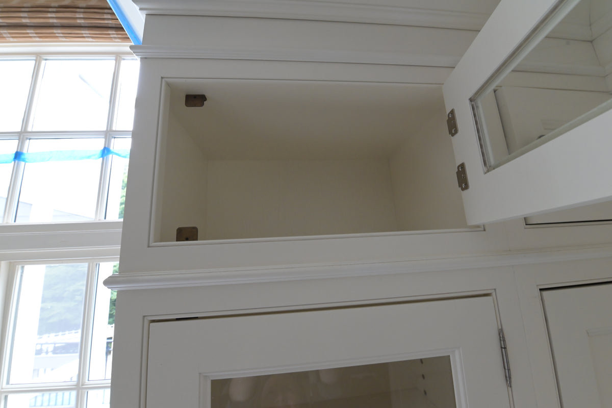 "The Clair" Transitional White Solid Wood Kitchen with Island