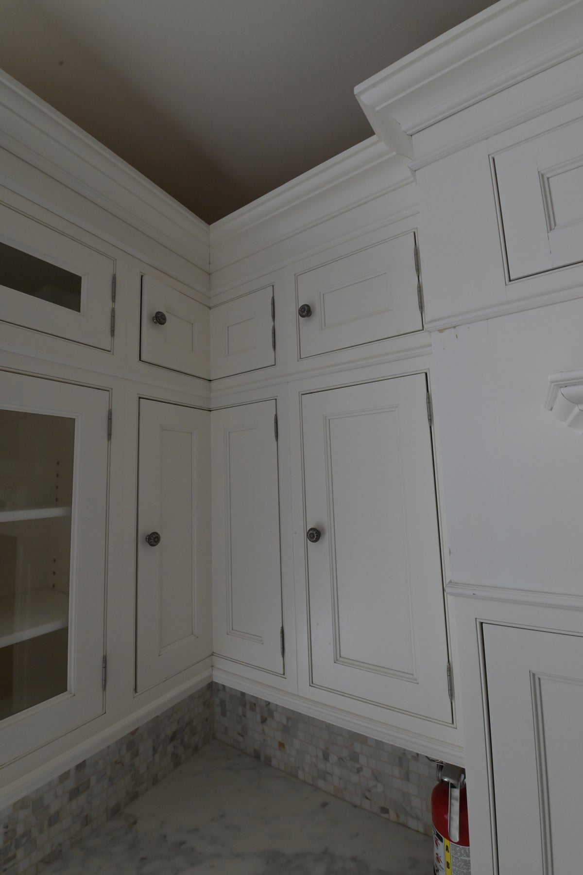 "The Clair" Transitional White Solid Wood Kitchen with Island