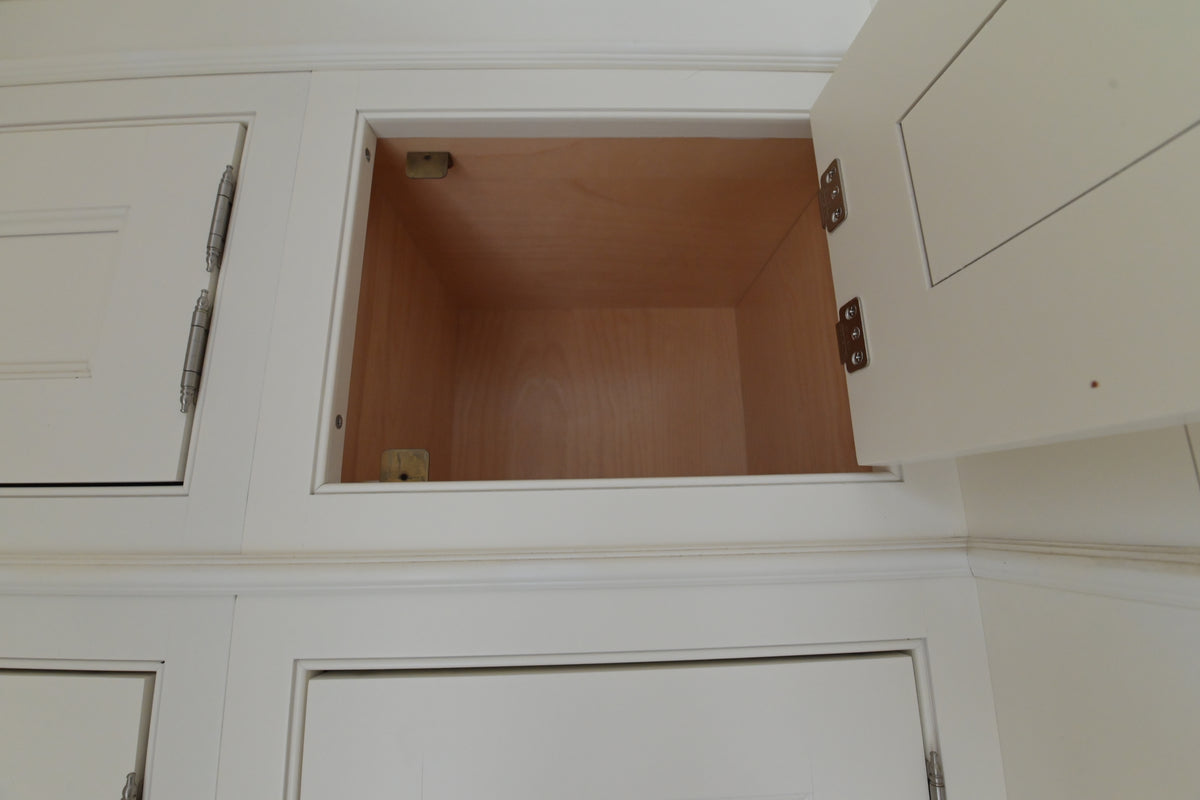 "The Clair" Transitional White Solid Wood Kitchen with Island