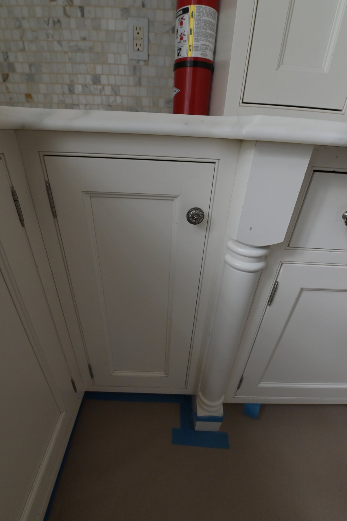 "The Clair" Transitional White Solid Wood Kitchen with Island