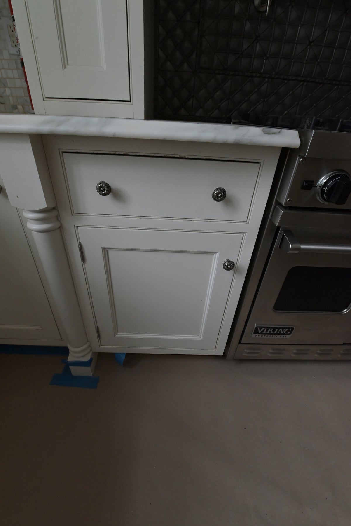 "The Clair" Transitional White Solid Wood Kitchen with Island