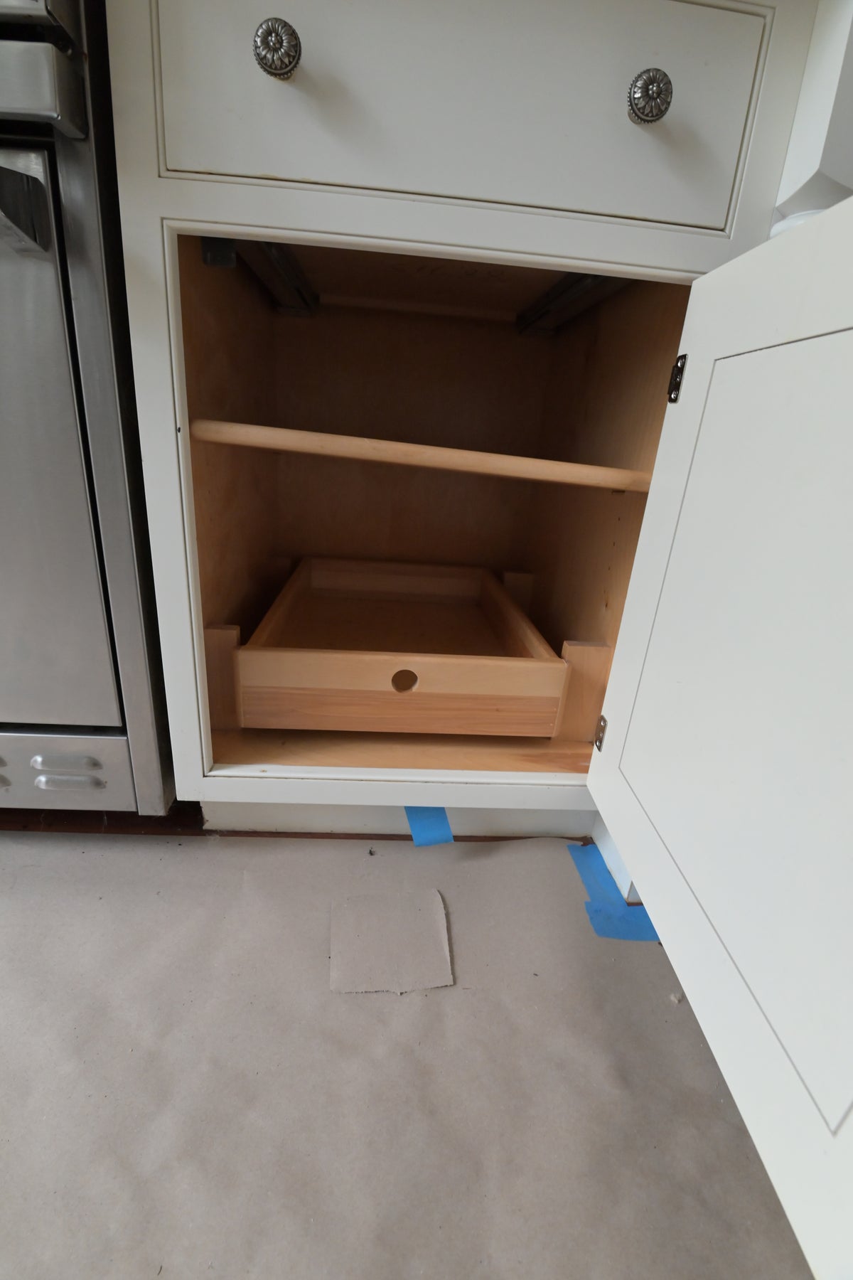 "The Clair" Transitional White Solid Wood Kitchen with Island