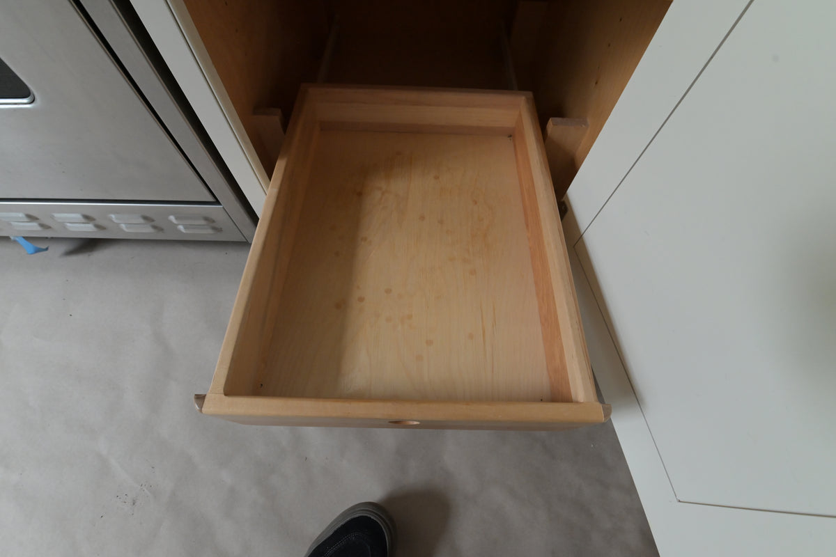 "The Clair" Transitional White Solid Wood Kitchen with Island