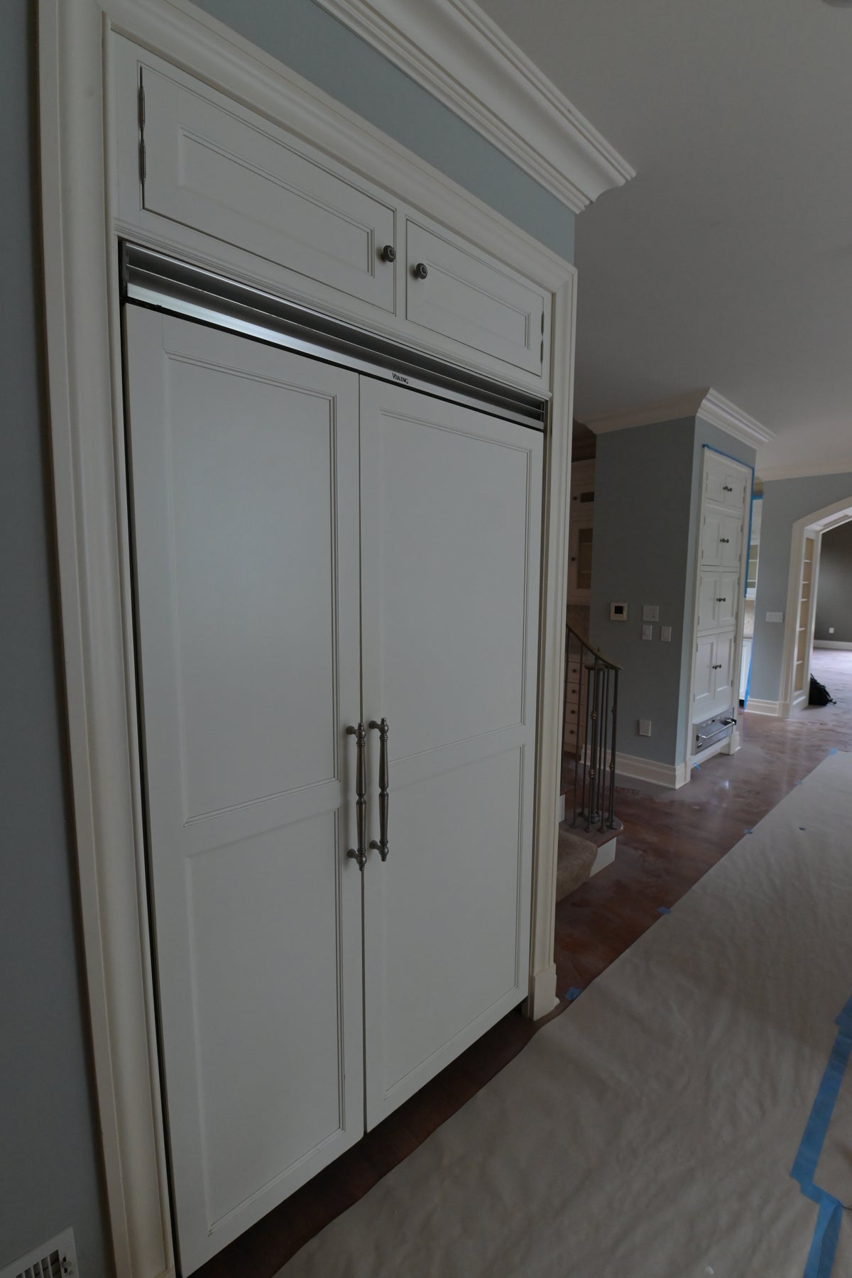 "The Clair" Transitional White Solid Wood Kitchen with Island