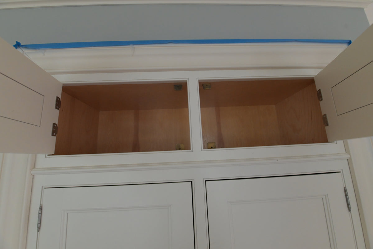 "The Clair" Transitional White Solid Wood Kitchen with Island