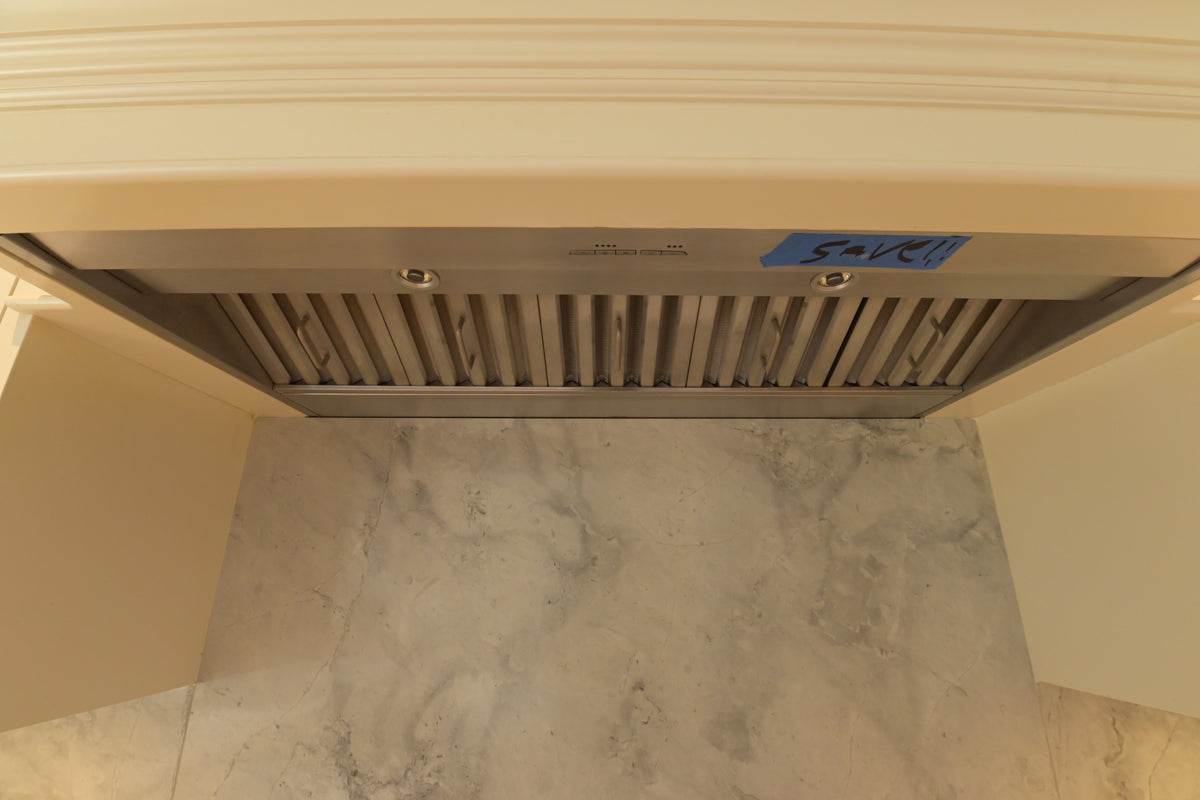 "The Blenheim" Transitional White Kitchen with Island & Sub-Zero Refrigerators