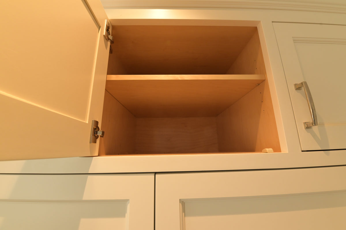 "The Blenheim" Transitional White Kitchen with Island & Sub-Zero Refrigerators