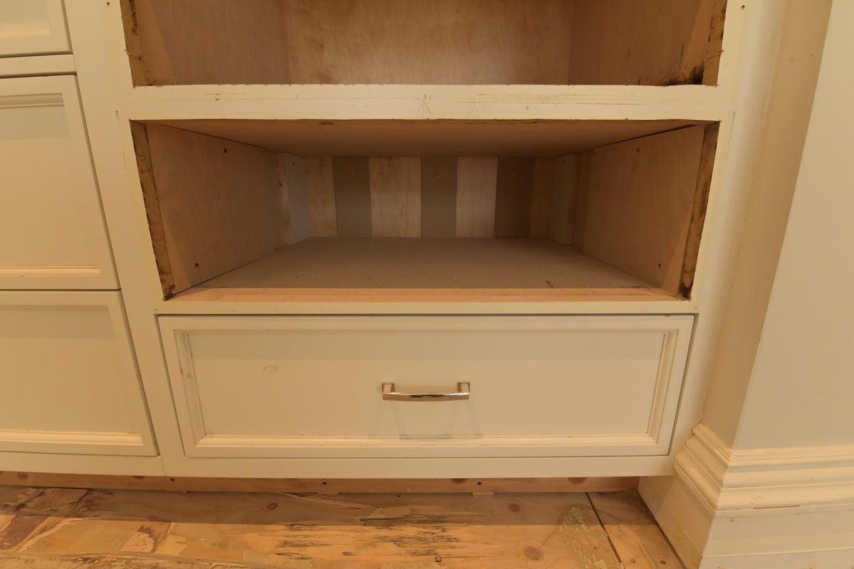 "The Blenheim" Transitional White Kitchen with Island & Sub-Zero Refrigerators