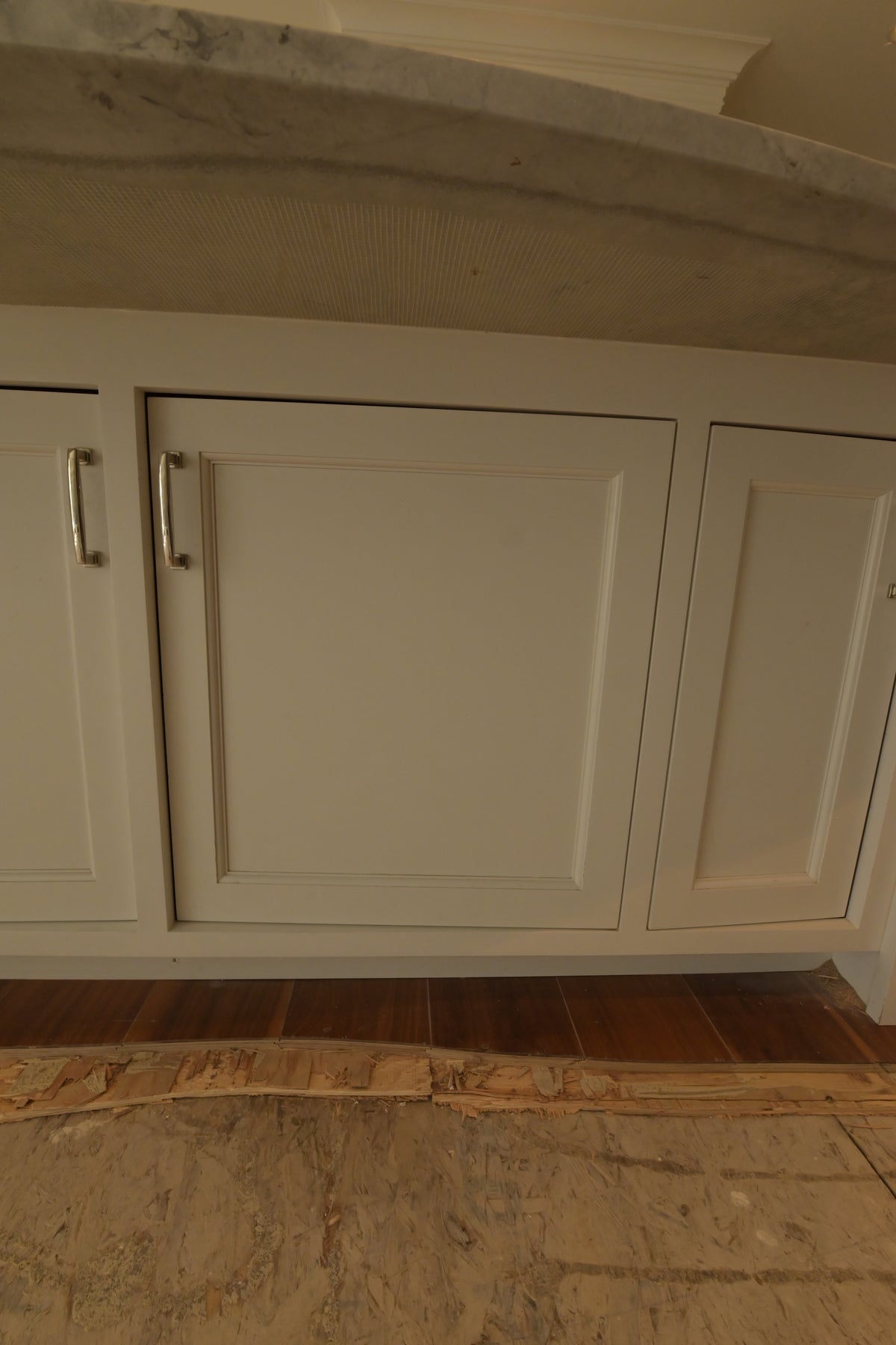 "The Blenheim" Transitional White Kitchen with Island & Sub-Zero Refrigerators