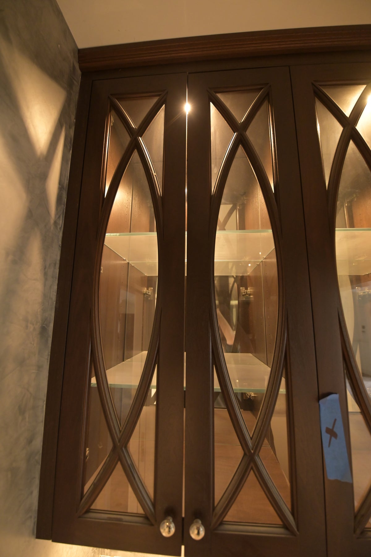 "The Blenheim" Transitional Natural Wood Butler's Pantry
