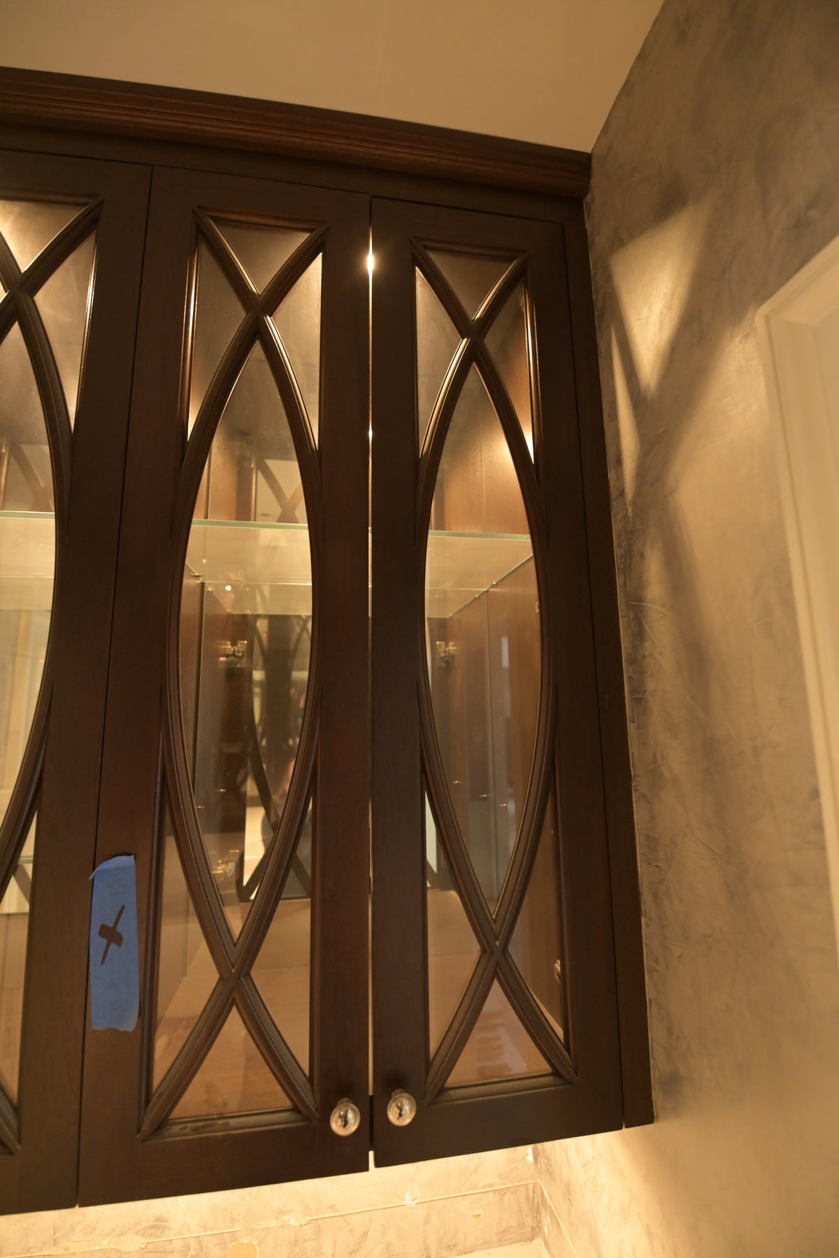 "The Blenheim" Transitional Natural Wood Butler's Pantry