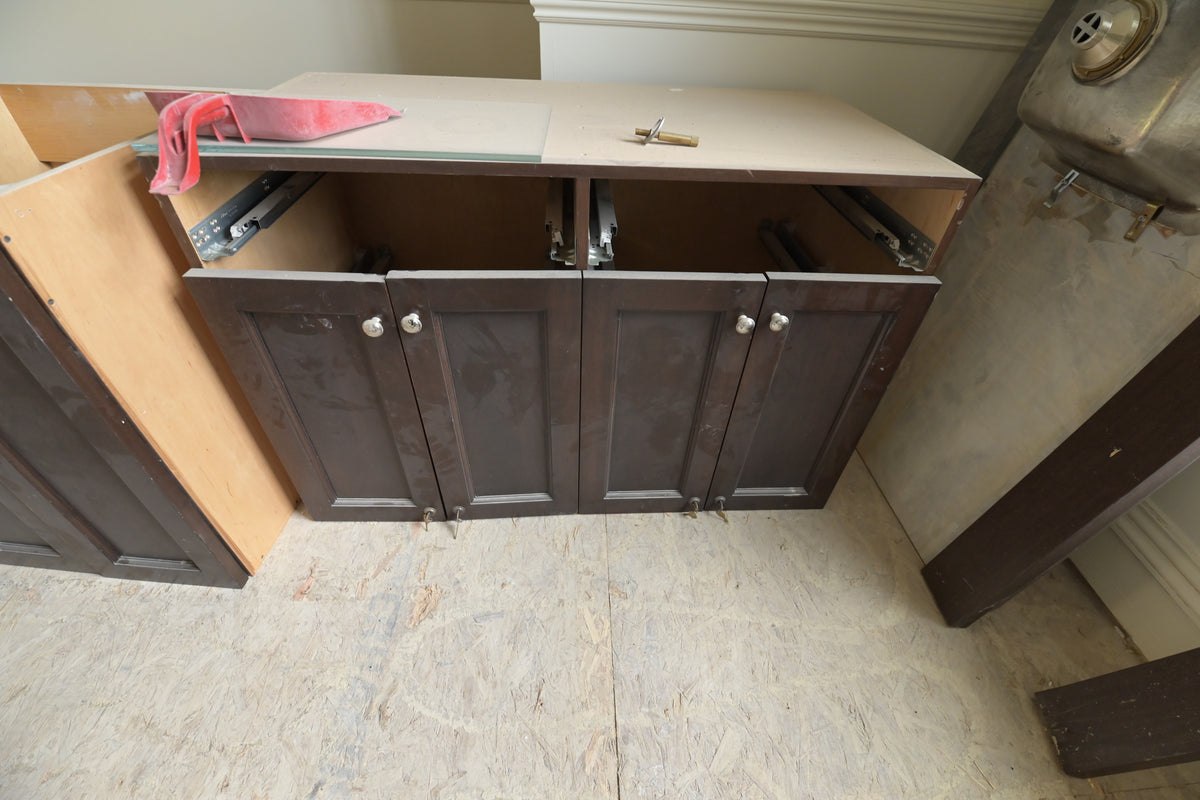 "The Blenheim" Transitional Natural Wood Butler's Pantry