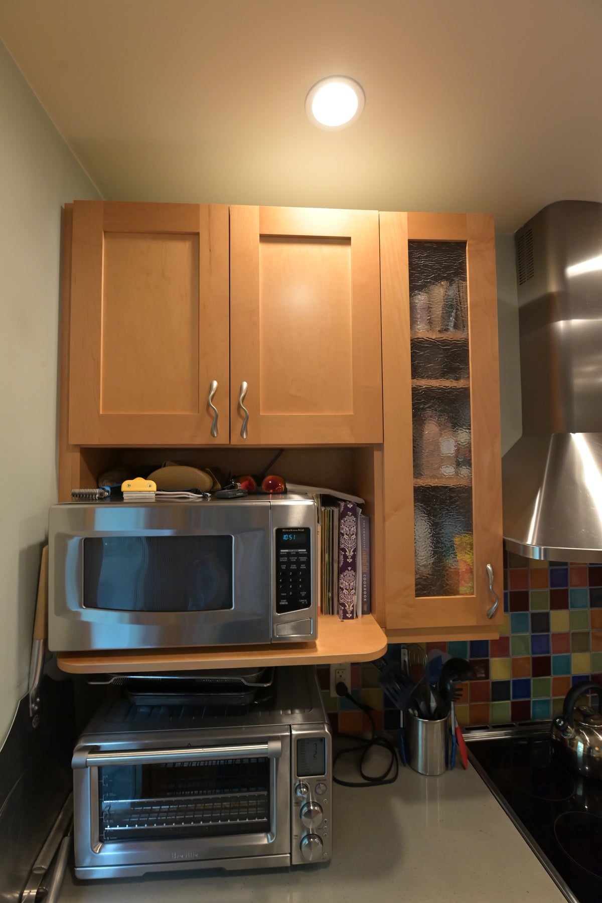 Millennia Transitional Craftsman Shaker Kitchen with 36" Sub-Zero Refrigerator