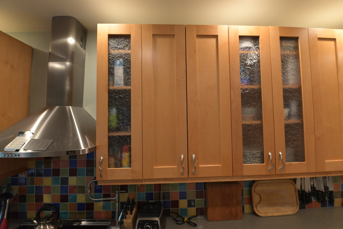 Millennia Transitional Craftsman Shaker Kitchen with 36" Sub-Zero Refrigerator