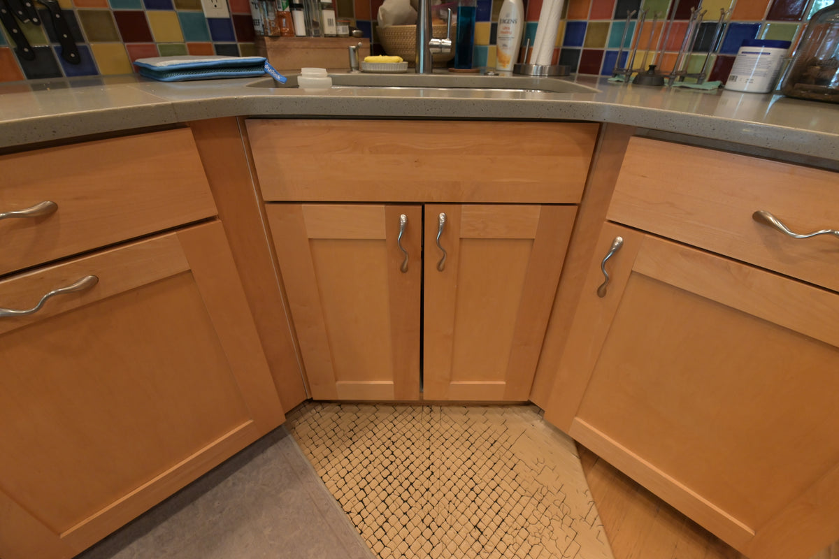 Millennia Transitional Craftsman Shaker Kitchen with 36" Sub-Zero Refrigerator