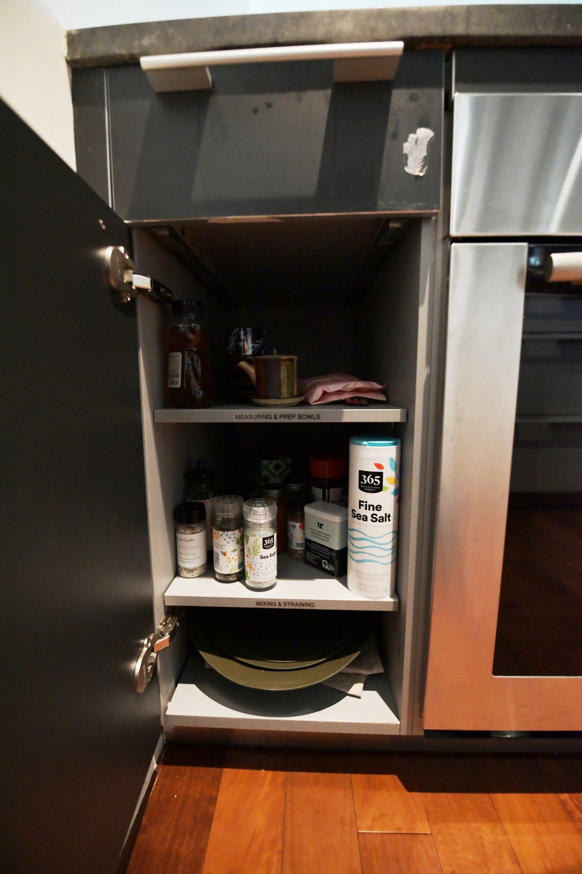 Bulthaup Modern Gray & White Kitchen with Miele Appliances