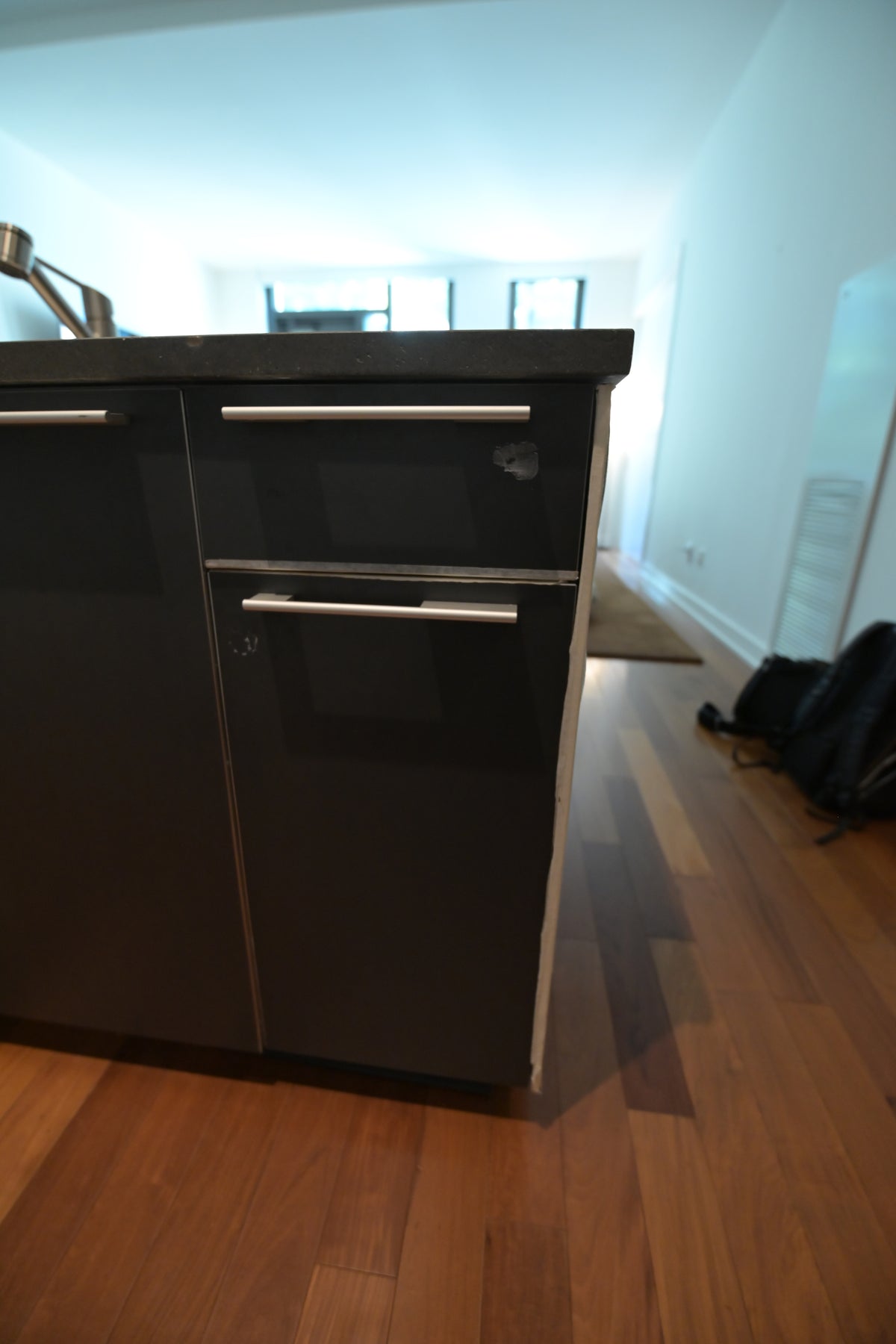 Bulthaup Modern Gray & White Kitchen with Miele Appliances