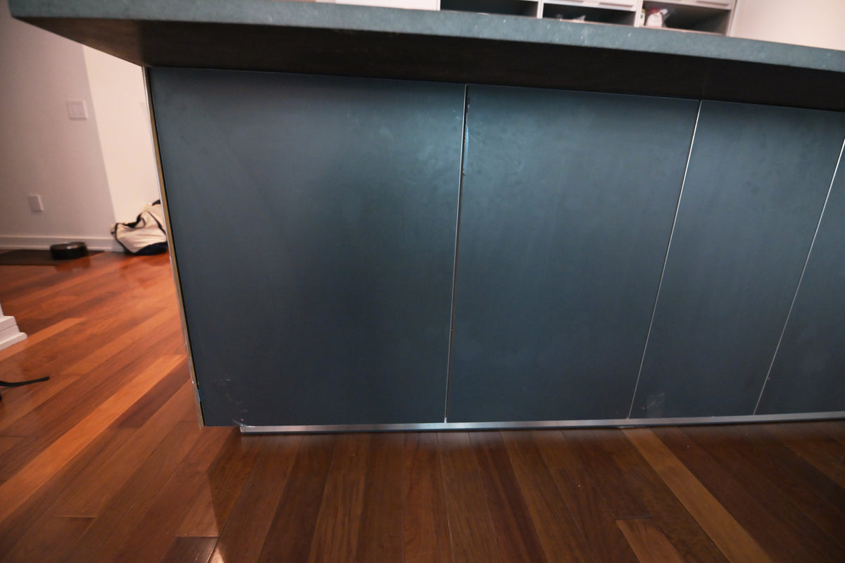Bulthaup Modern Gray & White Kitchen with Miele Appliances
