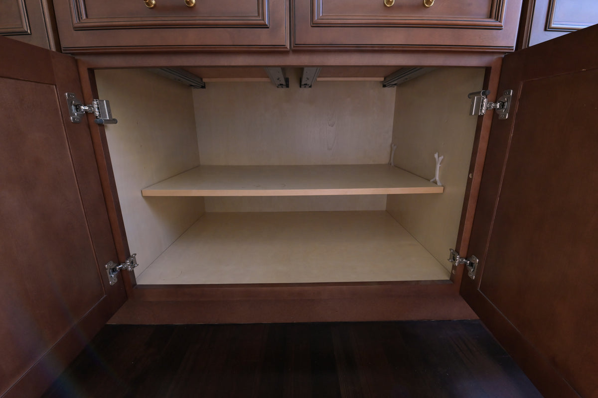 Fabuwood Natural Solid Wood Dry Bar Wall