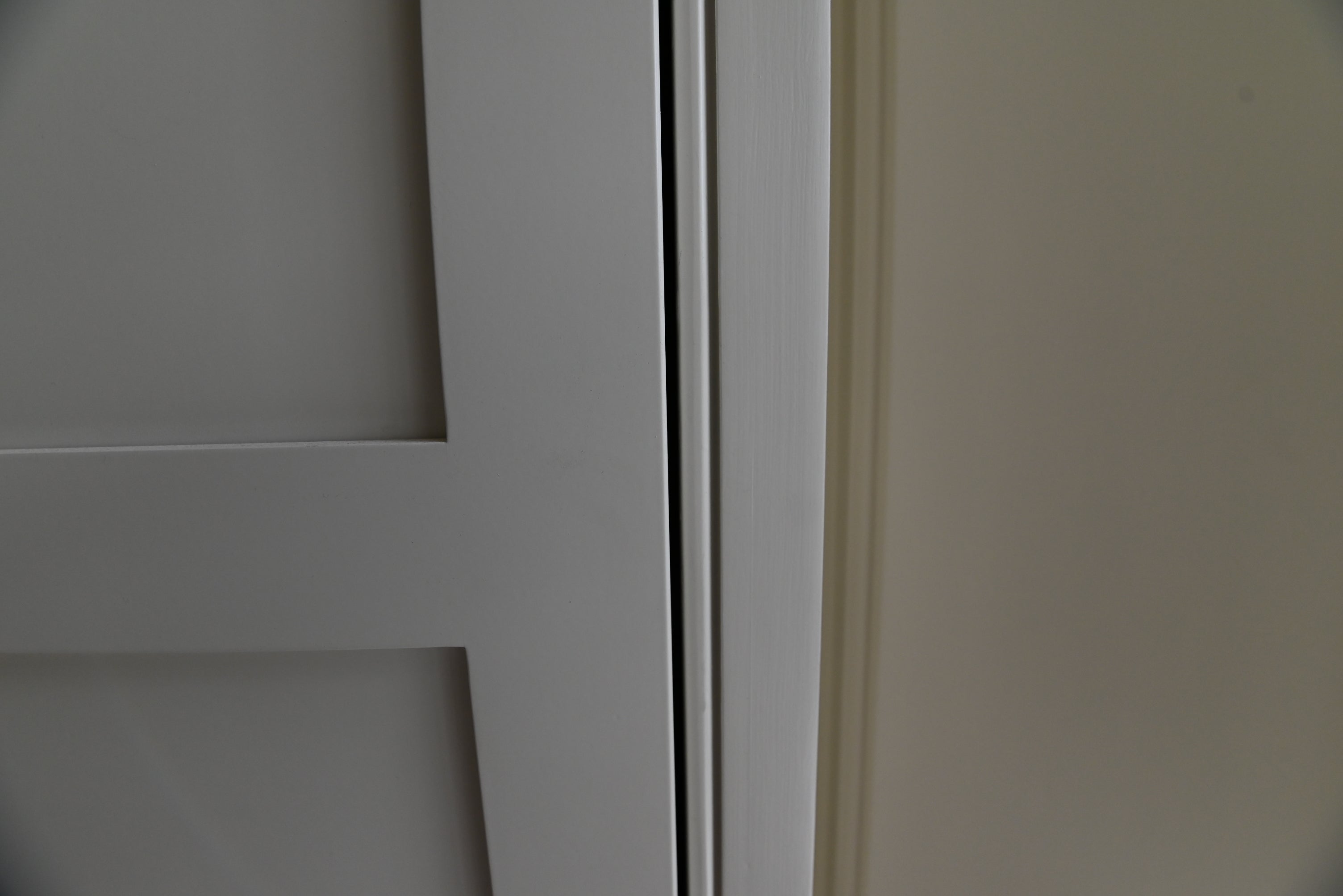 Prevo Transitional White Complete Kitchen Cabinets with Brown Wooden Island