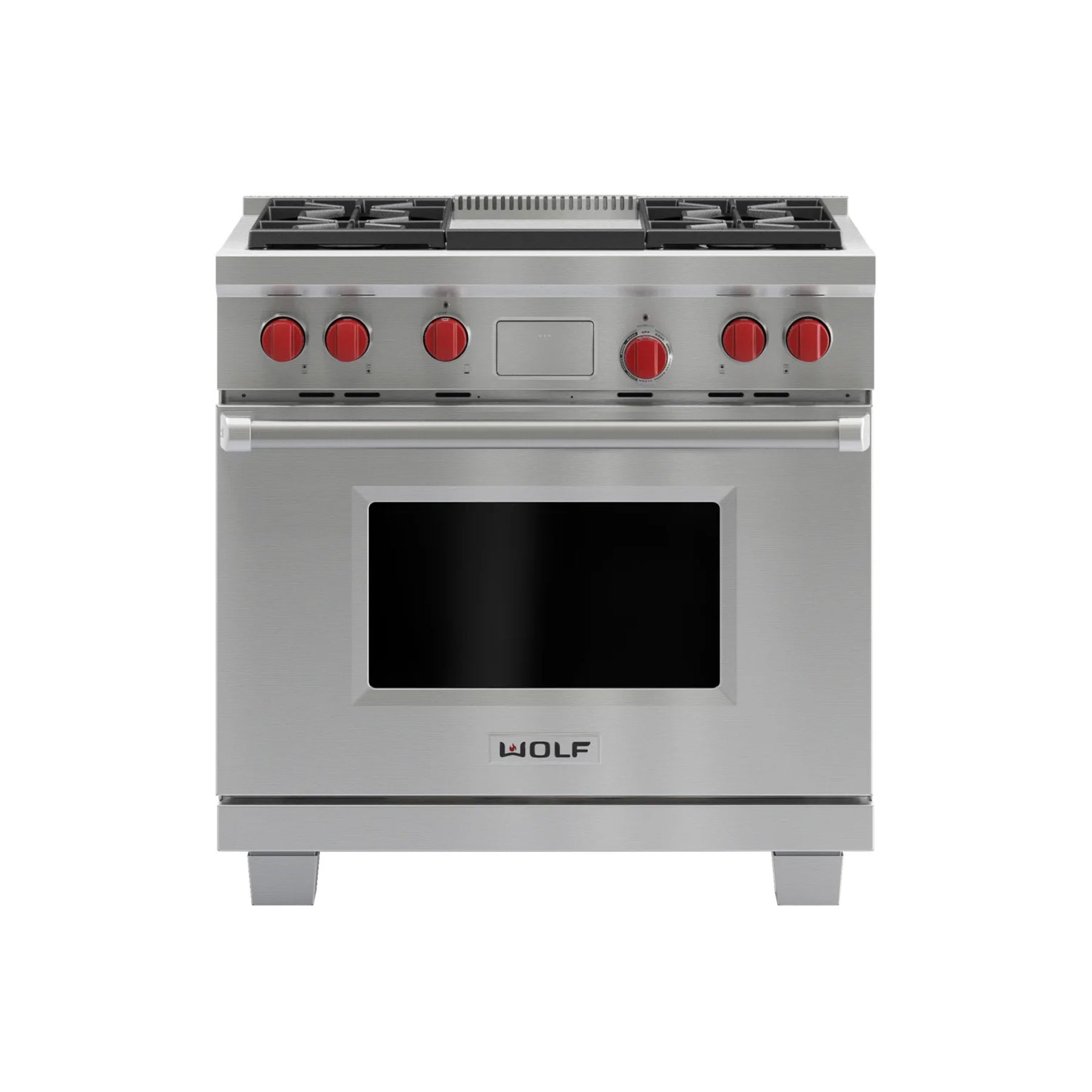 Wolf DF364G 36" Stainless Steel Dual Fuel Range
