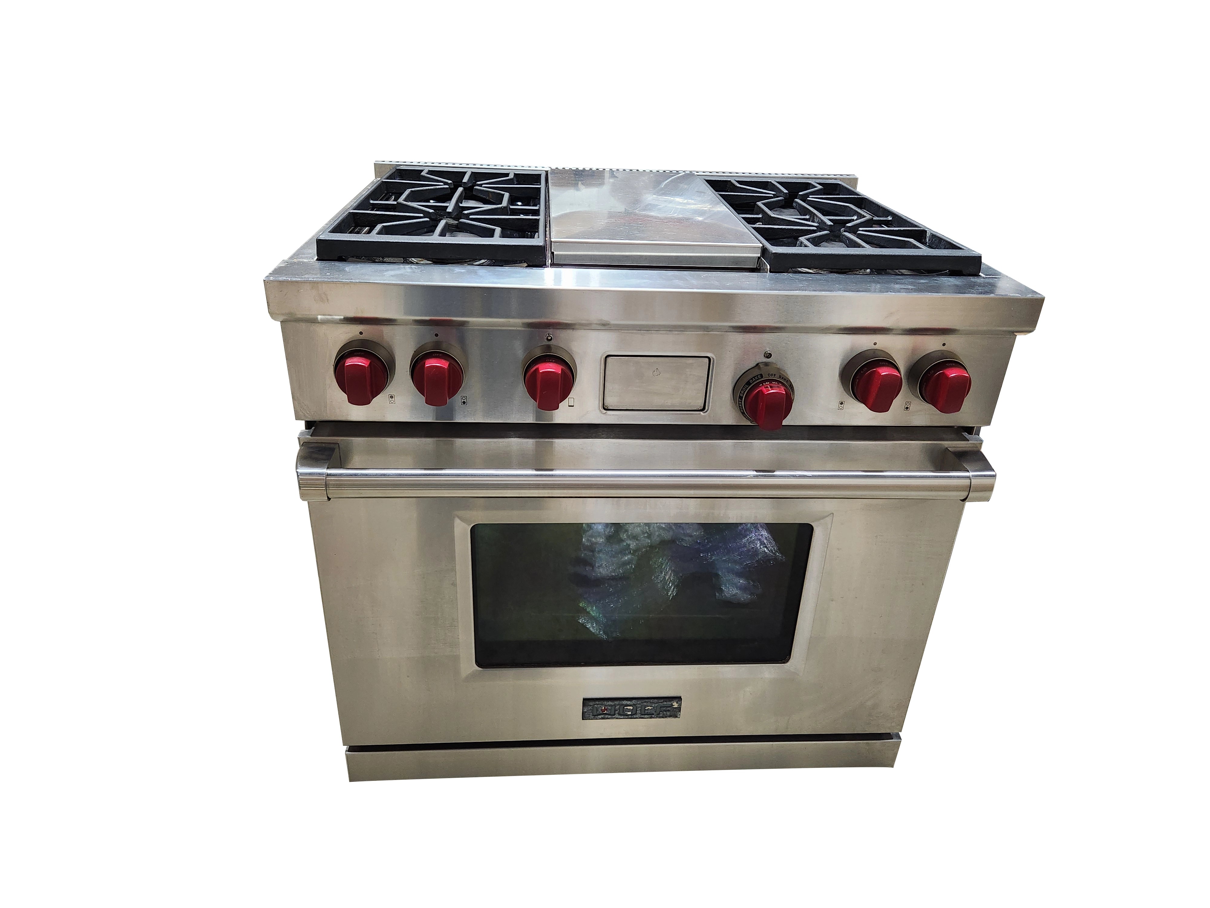 Wolf DF364G 36" Stainless Steel Dual Fuel Range