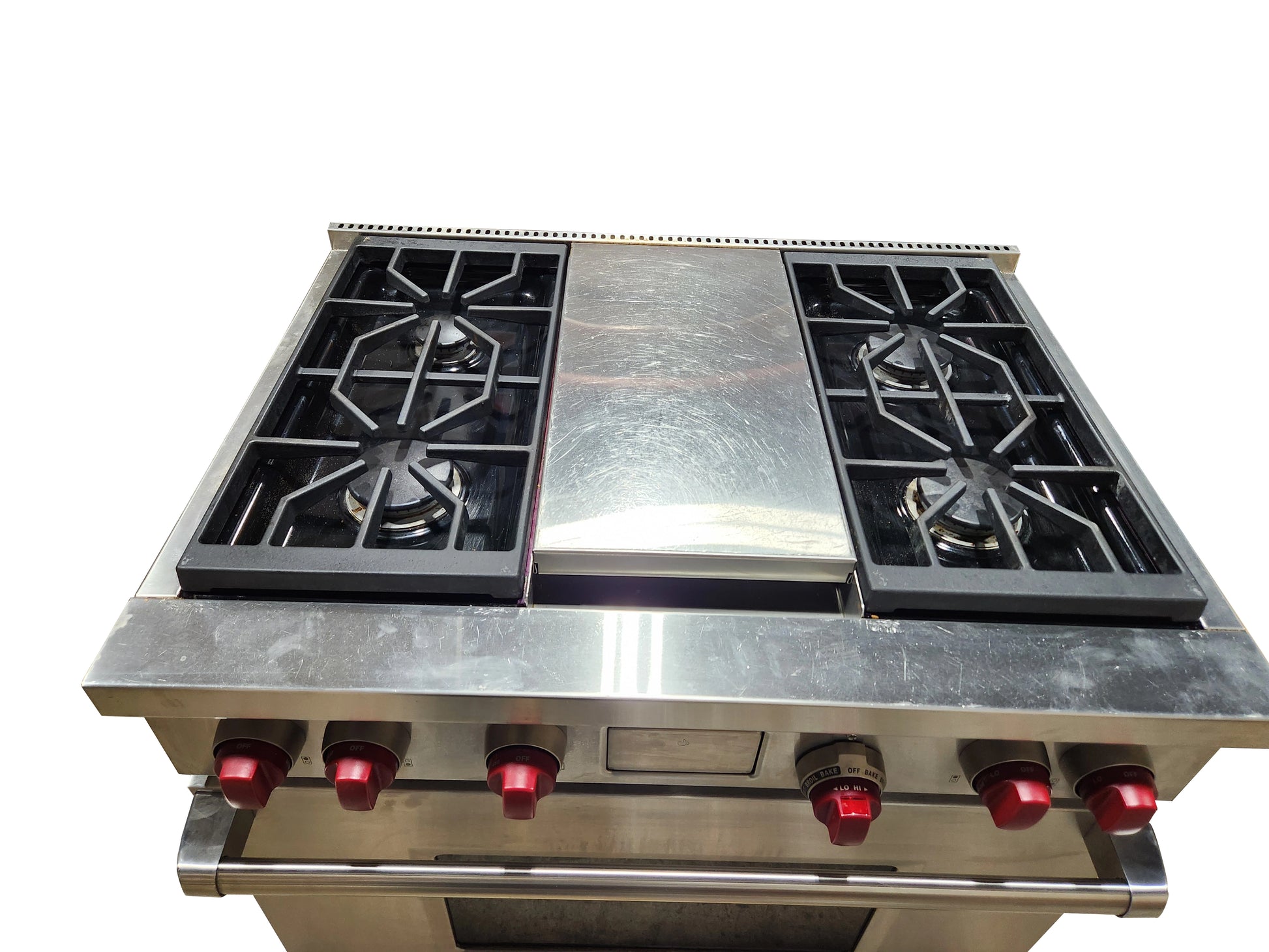 Wolf DF364G 36" Stainless Steel Dual Fuel Range