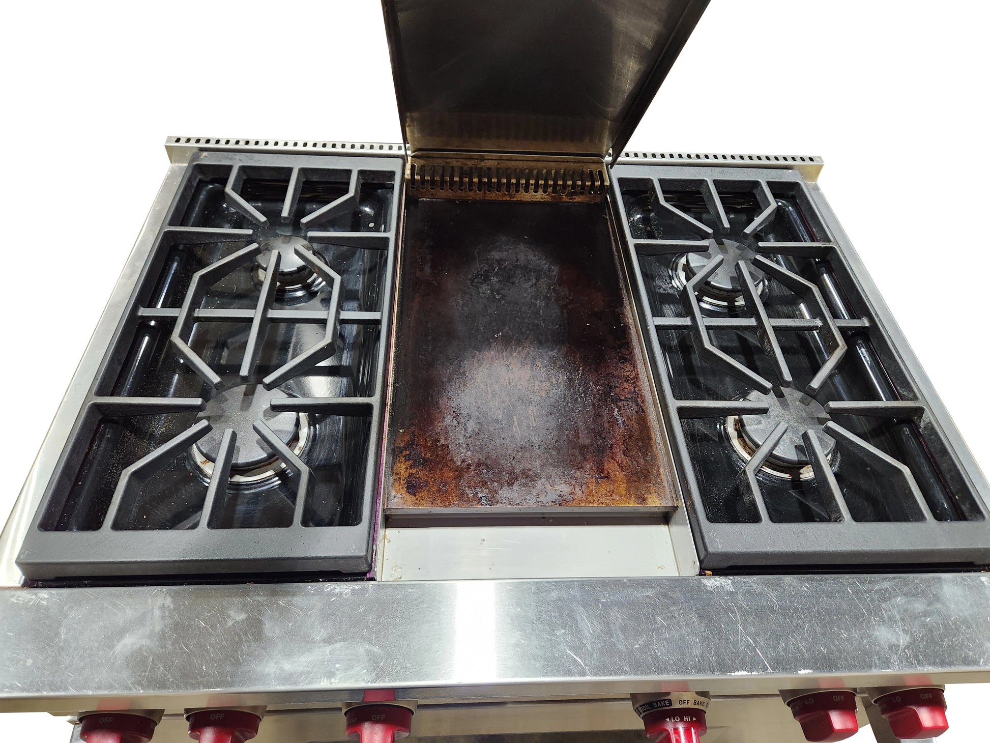 Wolf DF364G 36" Stainless Steel Dual Fuel Range