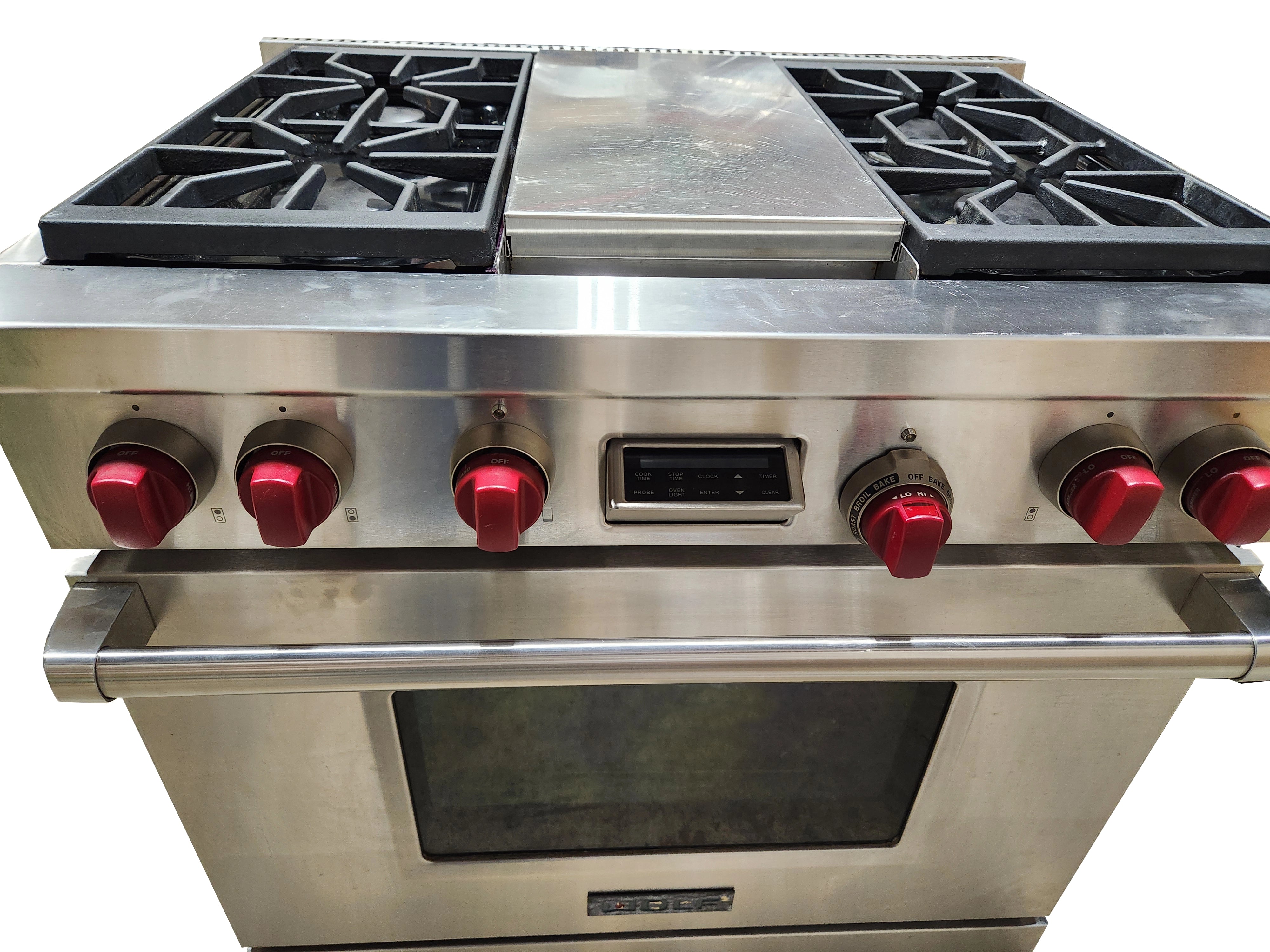 Wolf DF364G 36" Stainless Steel Dual Fuel Range